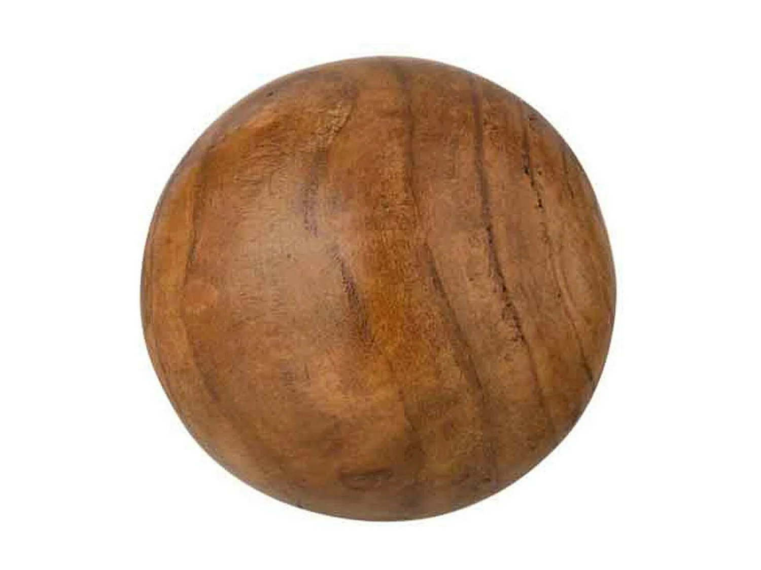 Balle Déco "Wood Paulownia" 15cm Marron