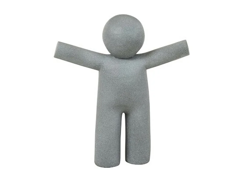 Statuette Déco "P'tit Maurice" 59cm Gris