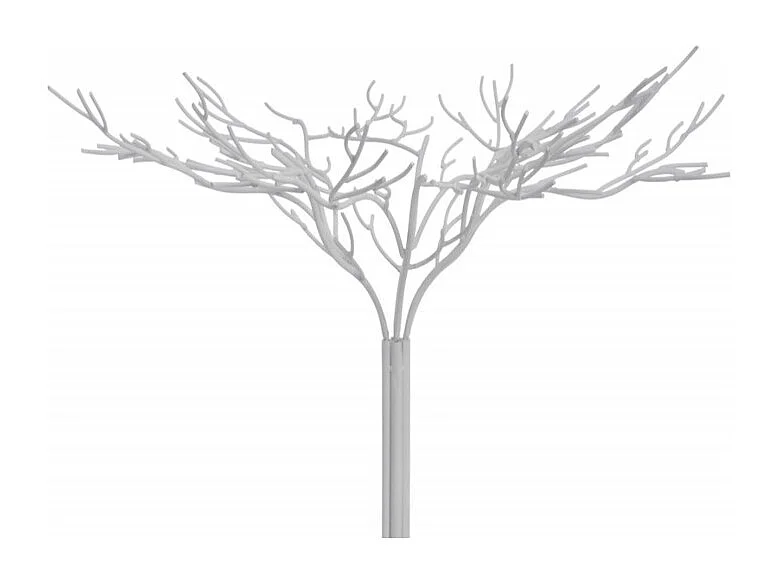 Albero in metallo bianco 140x140x180 cm