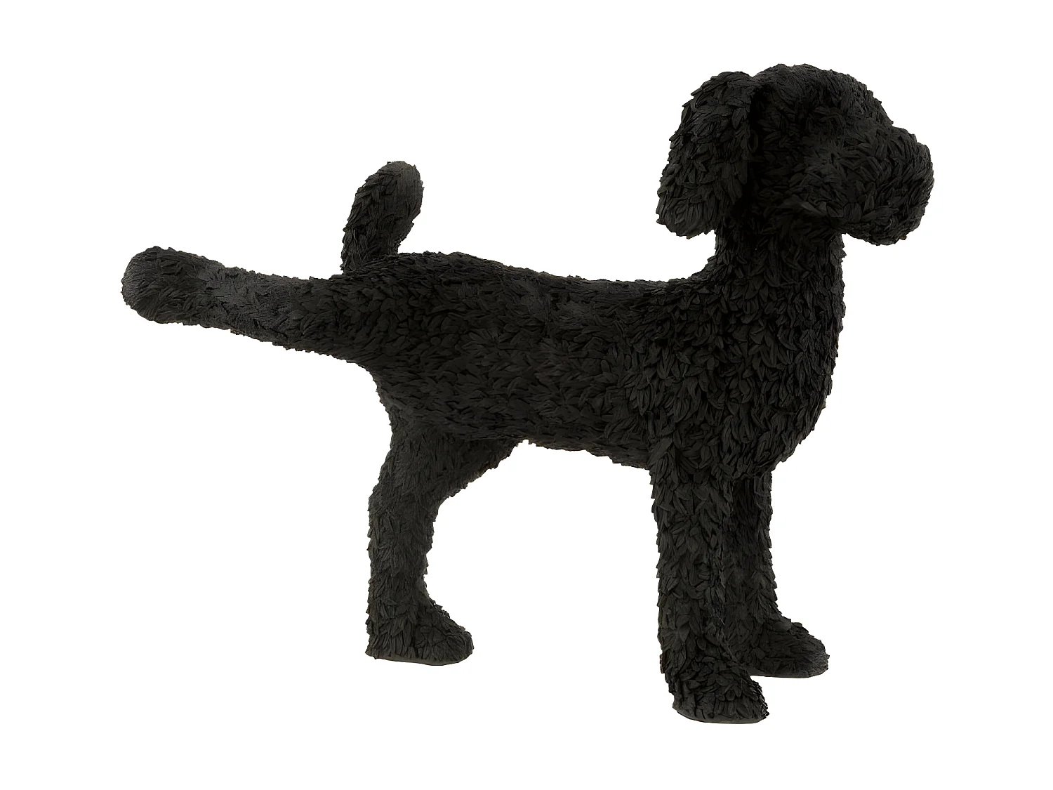 Statuette Chien Déco "Max" 58cm Noir