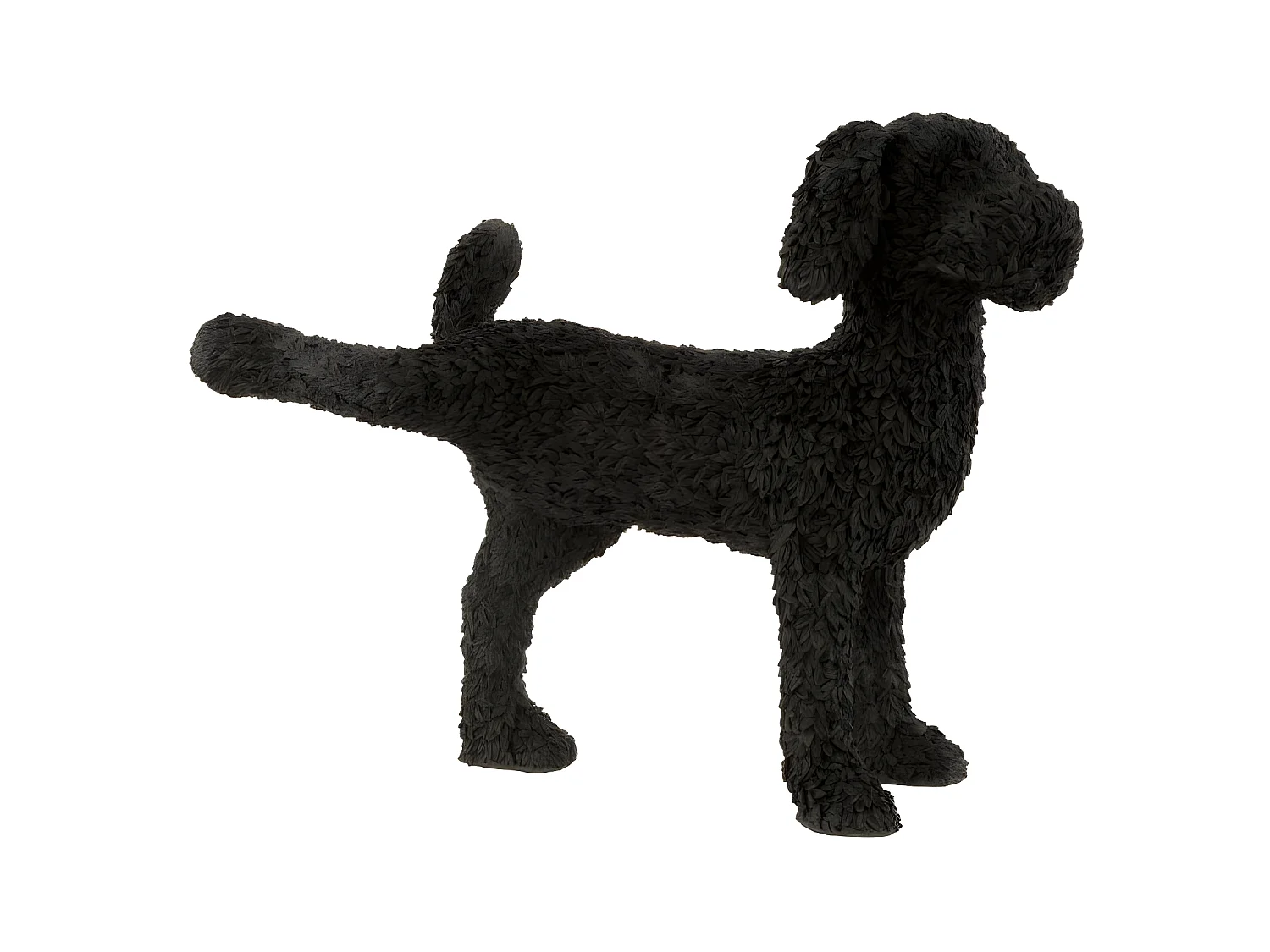 Statuette Chien Déco "Max" 58cm Noir