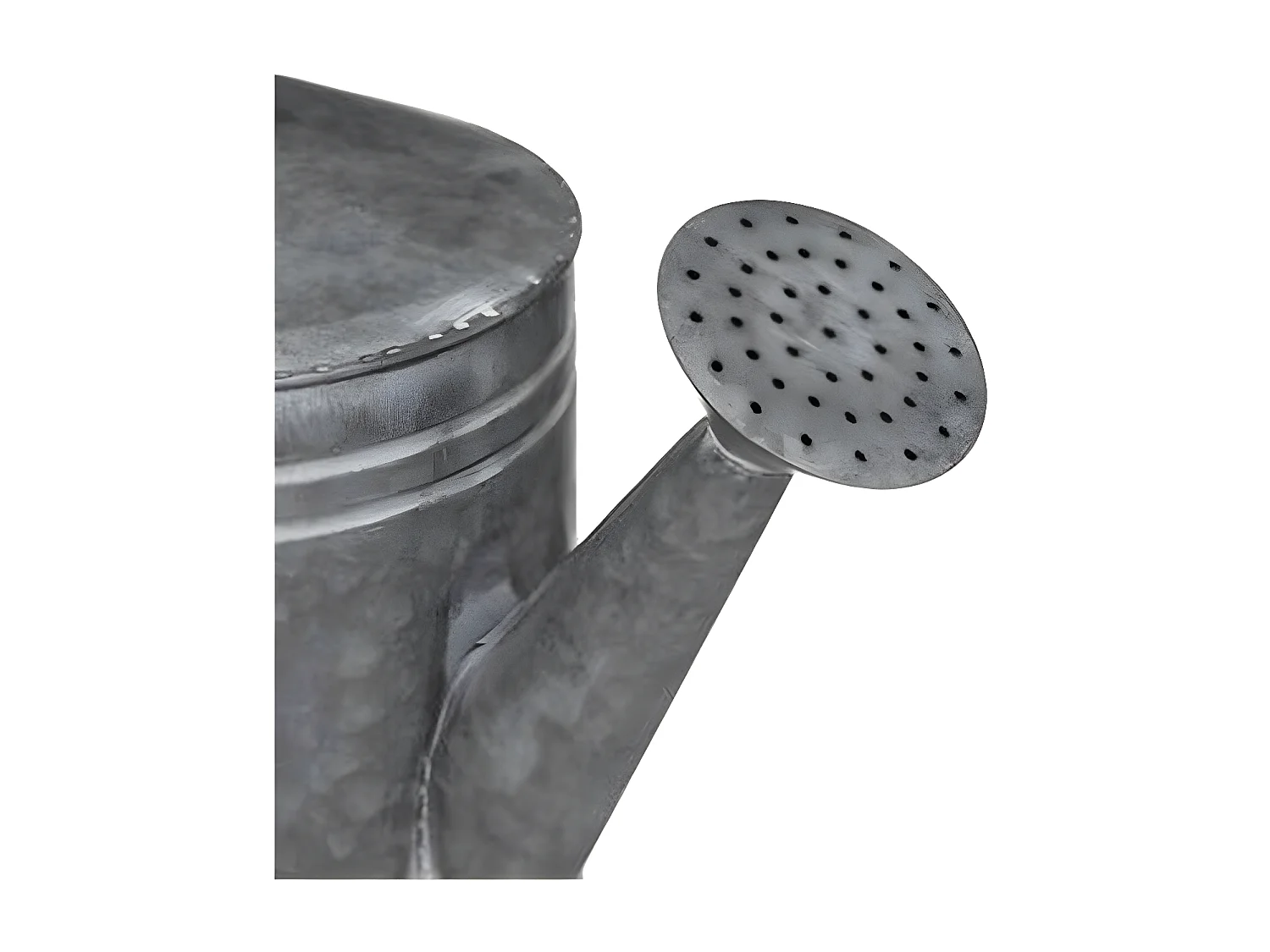 Statuette Déco en Métal "Arrosoir" 41cm Gris