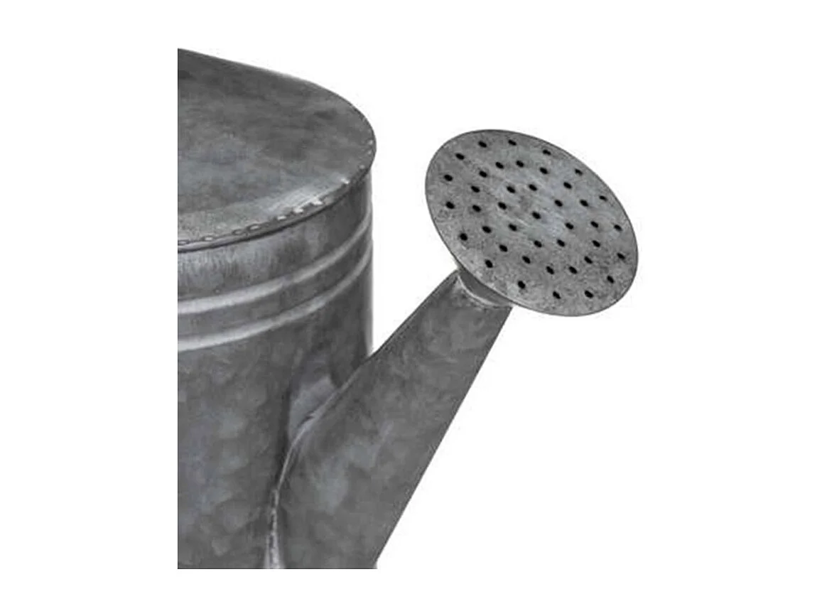 Statuette Déco en Métal "Arrosoir" 41cm Gris