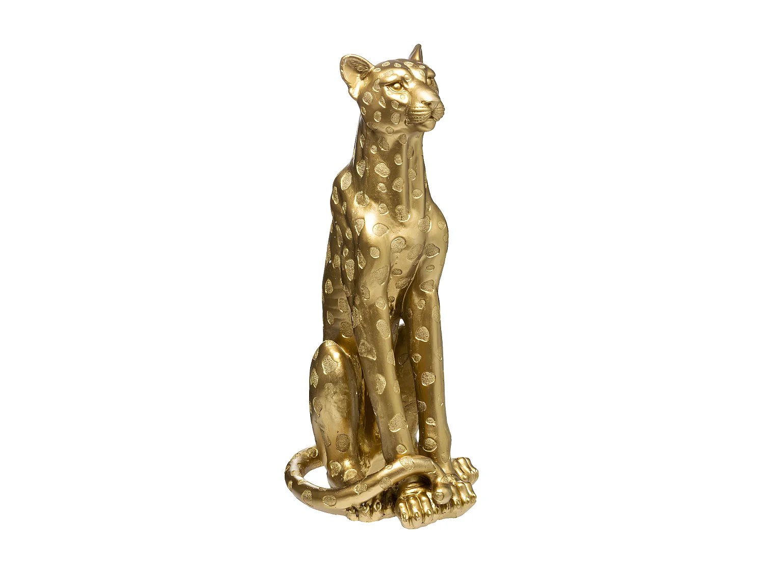 Léopard Déco "Grand Hôtel" 90cm Or