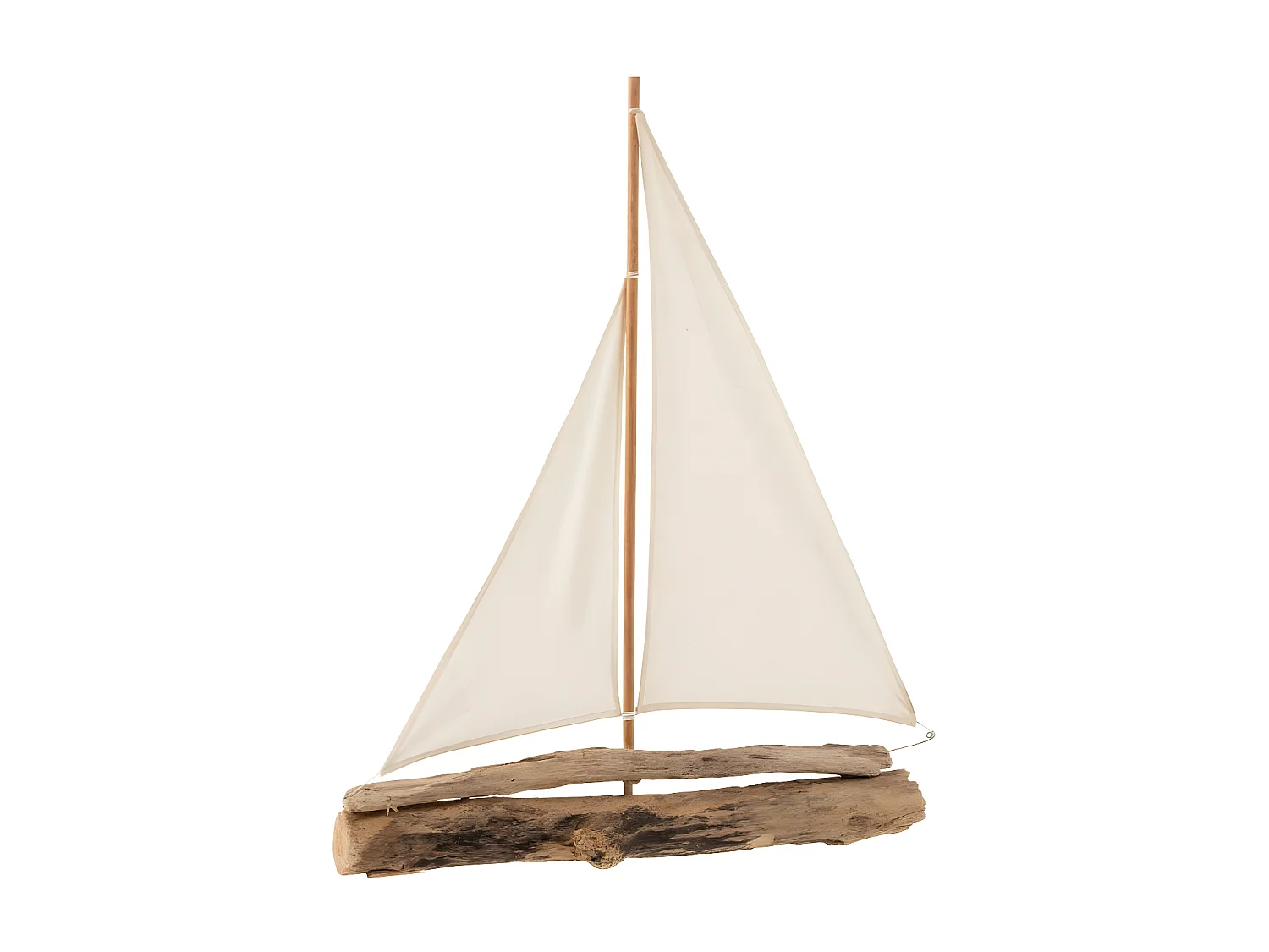 Voilier Déco "Bois Flotté" 60cm Naturel