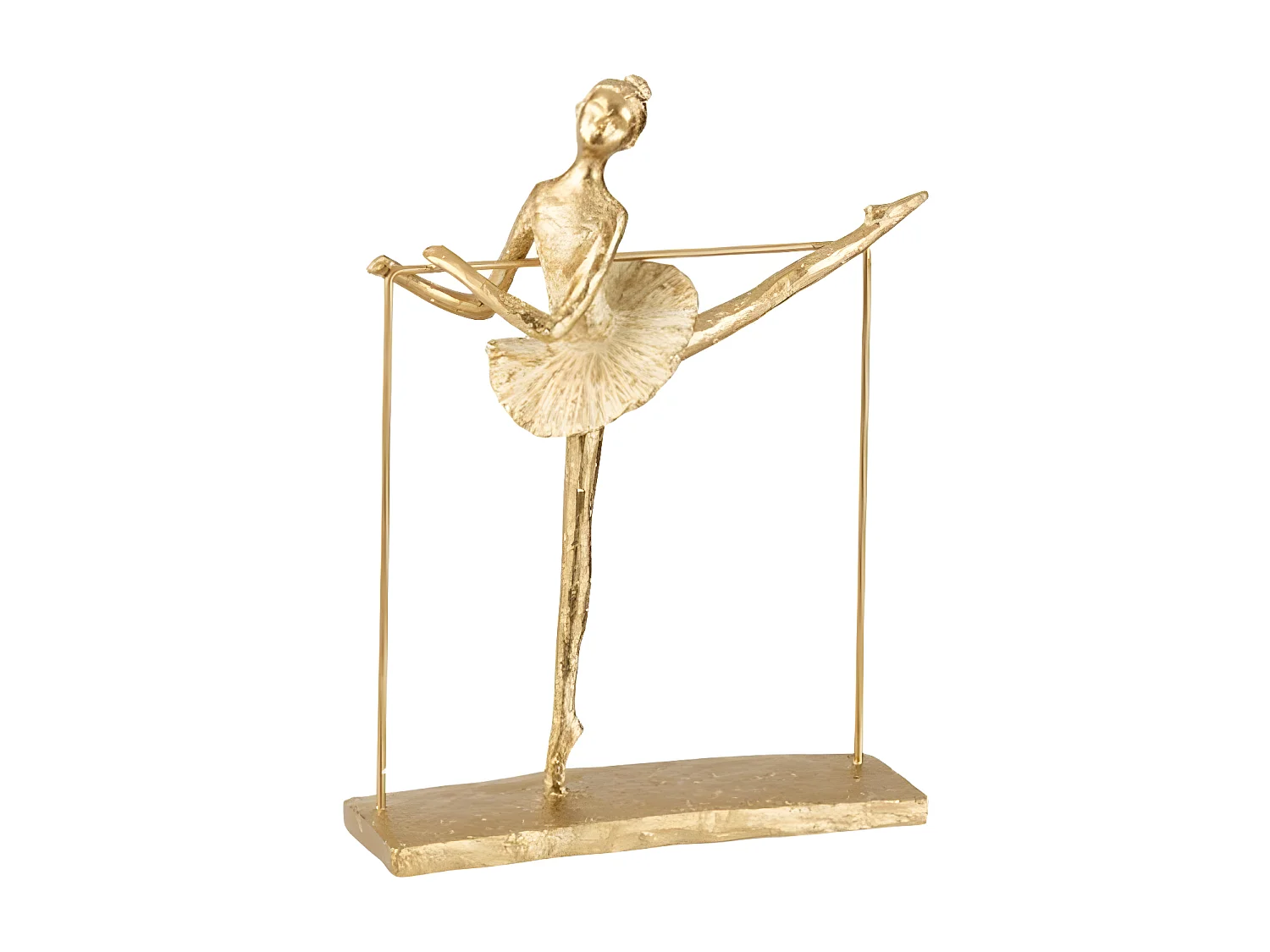 Statuette Déco "Ballerine Pointe" 38cm Or