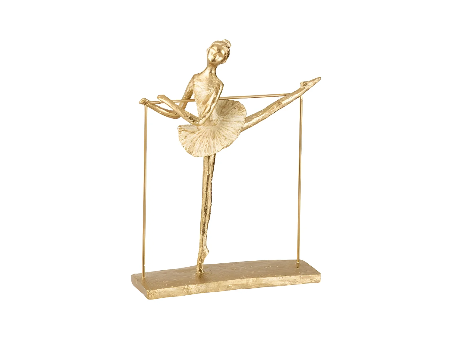 Statuette Déco "Ballerine Pointe" 38cm Or
