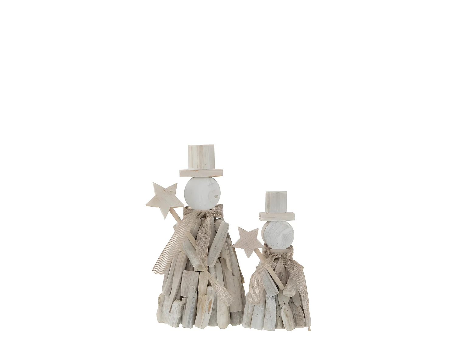 Statuette Déco "Personnage Étoile" 31cm Naturel