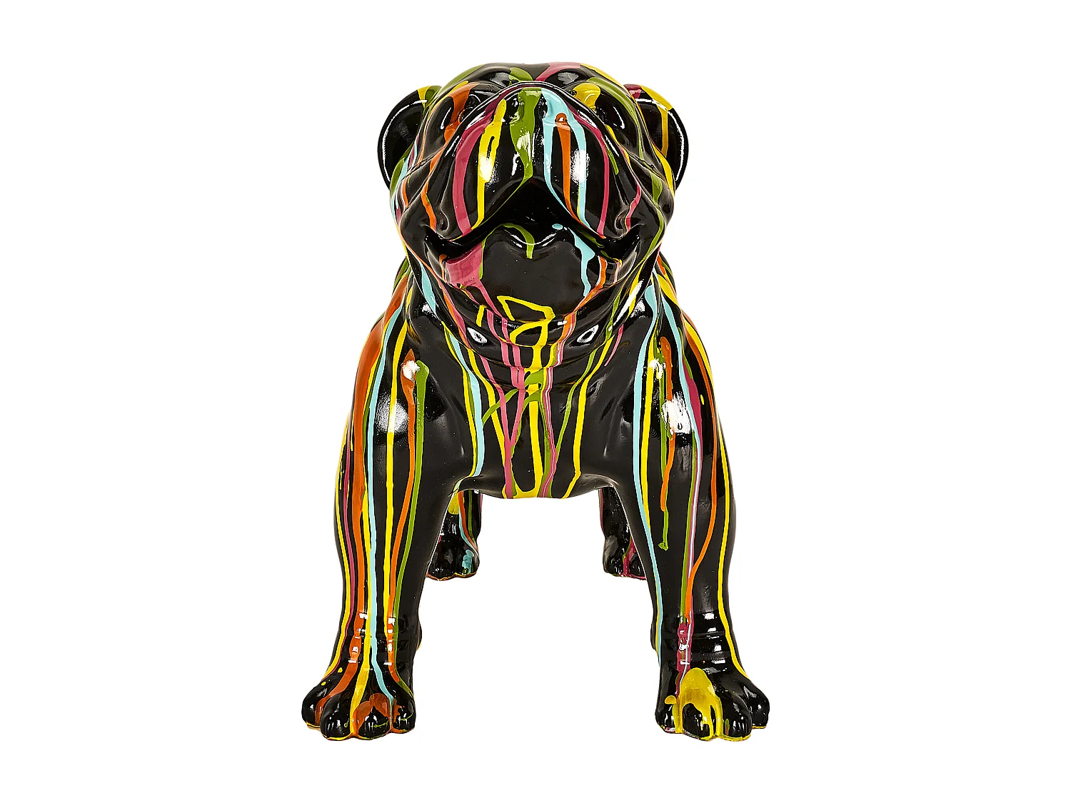 Molosse Coulures H50cm Multicolore