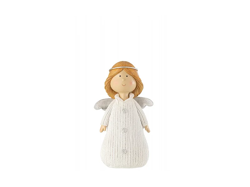 Statuette Déco "Ange" 29cm Blanc