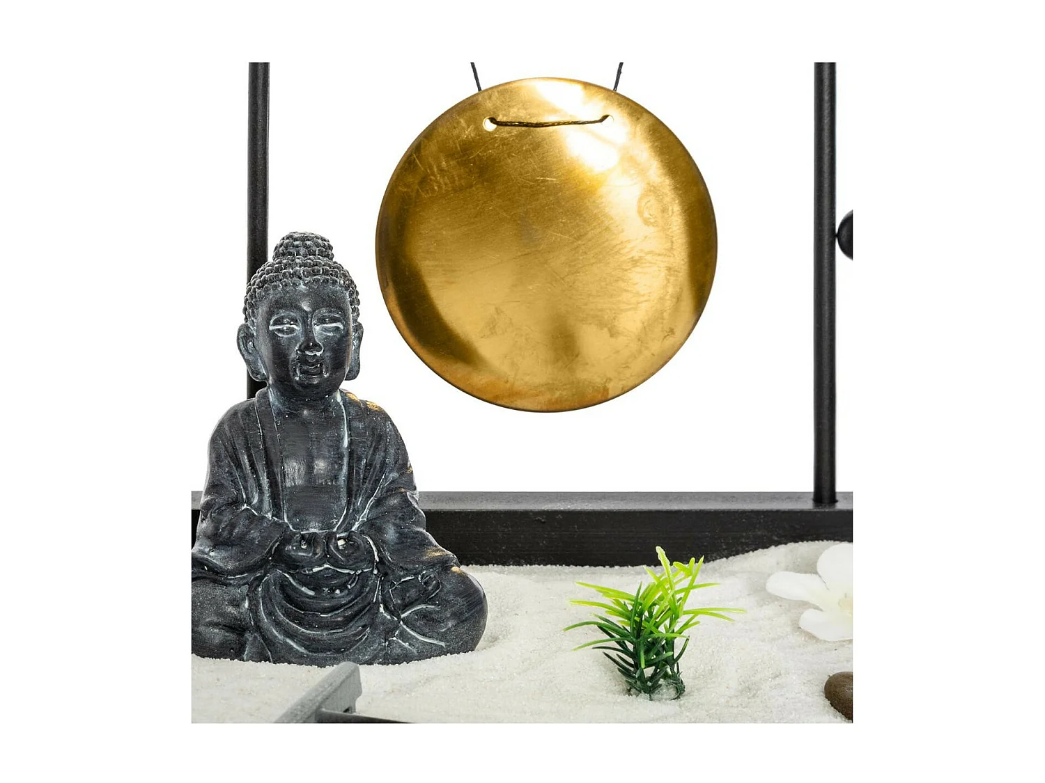 Jardin Zen Bouddha "Tori" 26cm Noir