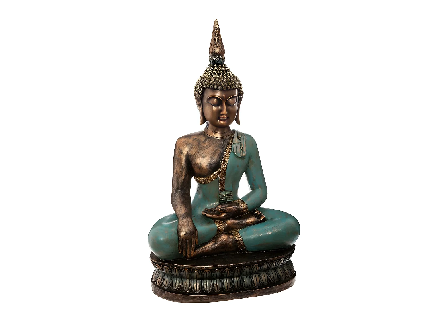 Bouddha Assis Résine