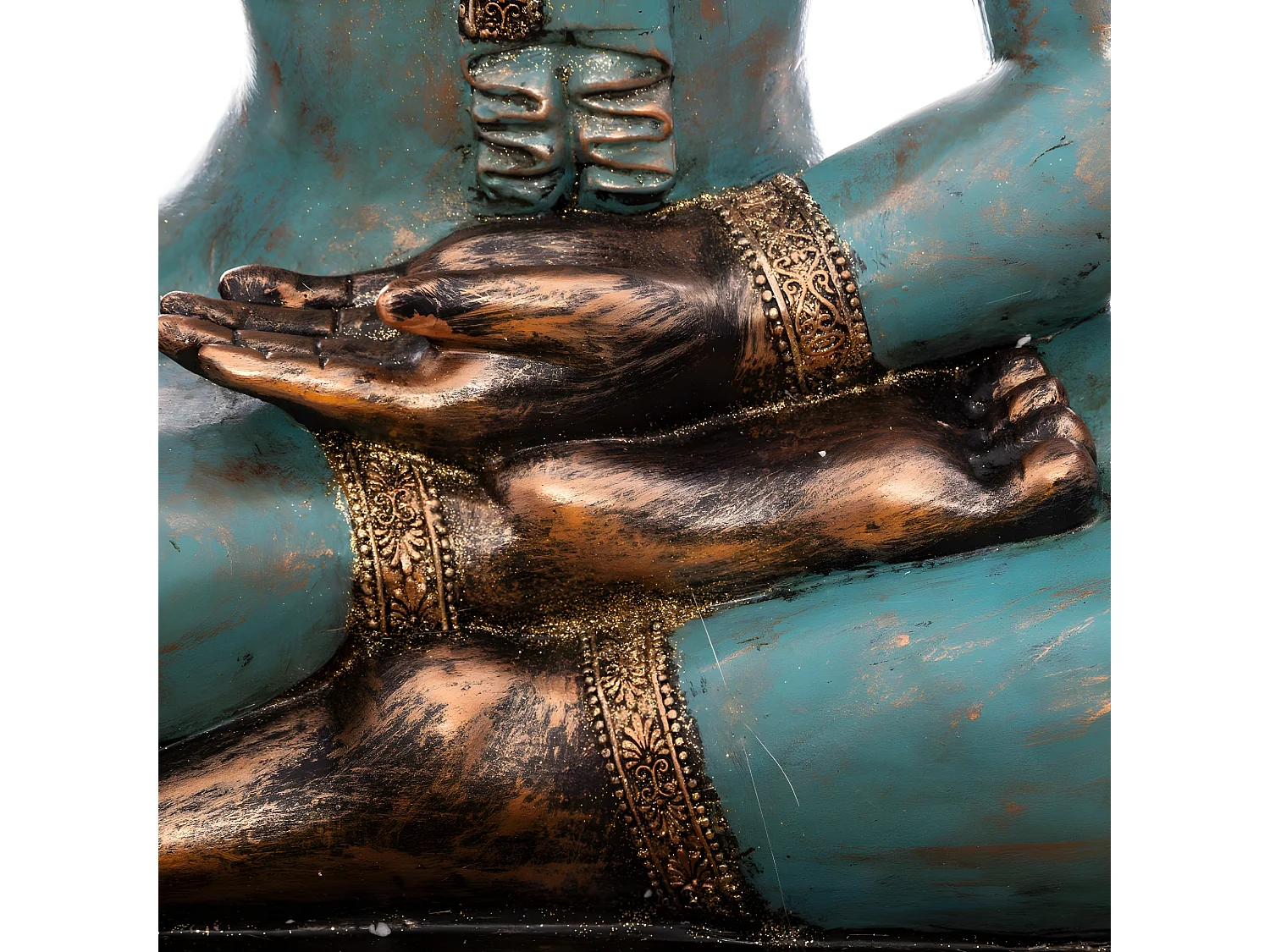 Statue en Résine "Bouddha Assis" 72 cm Multicolore