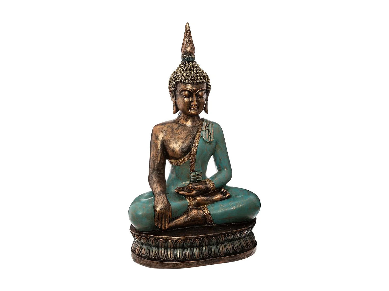 Statue en Résine "Bouddha Assis" 72 cm Multicolore