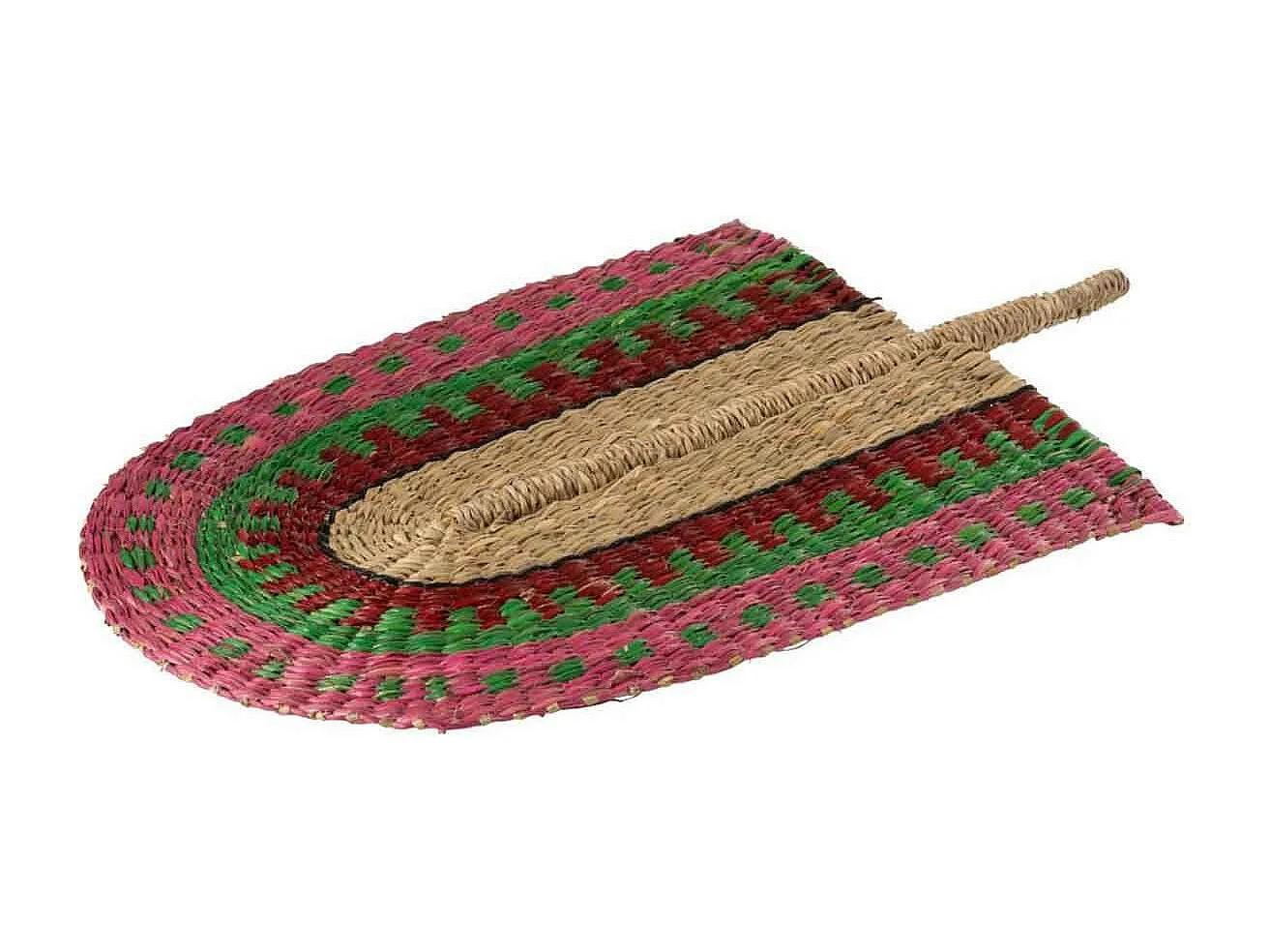 Éventail Déco "Zostère" 48cm Multicolore