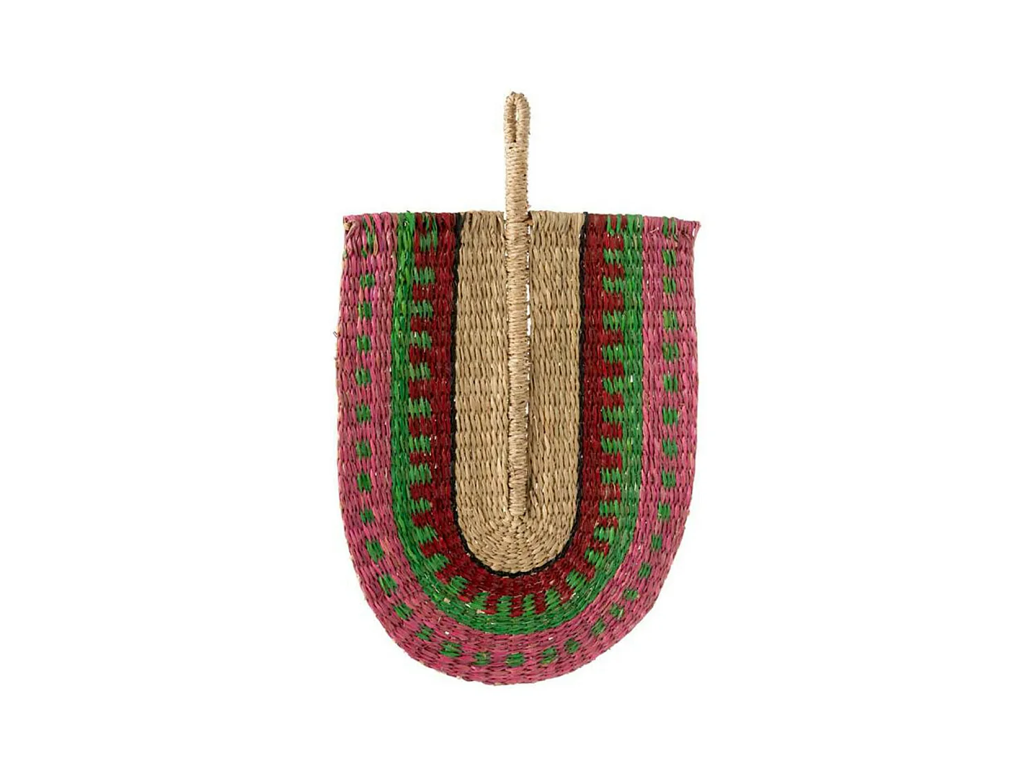 Éventail Déco "Zostère" 48cm Multicolore