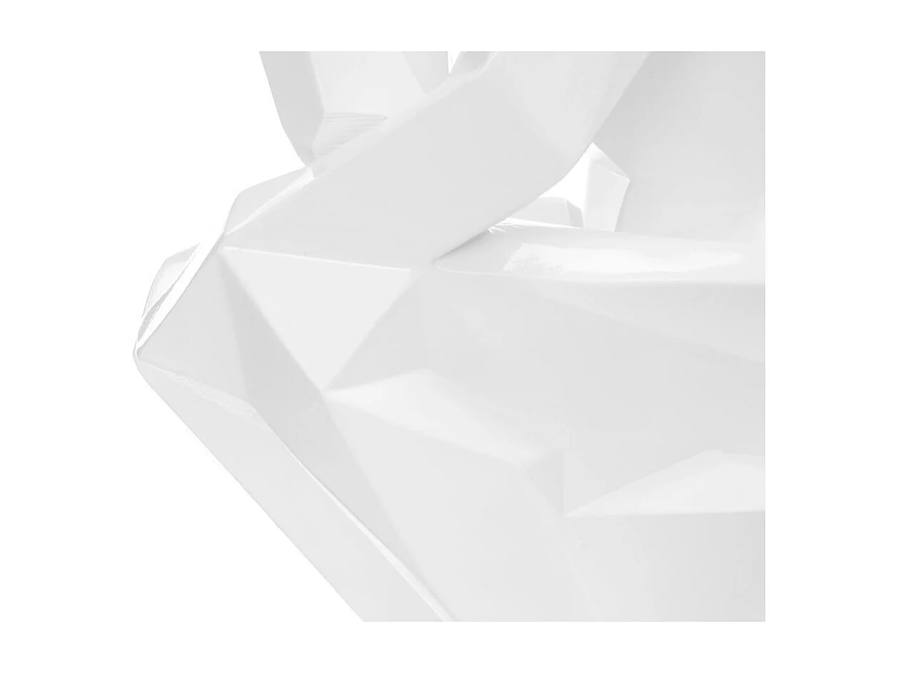 Statue Design "Sculpture Kenya" 47cm Blanc