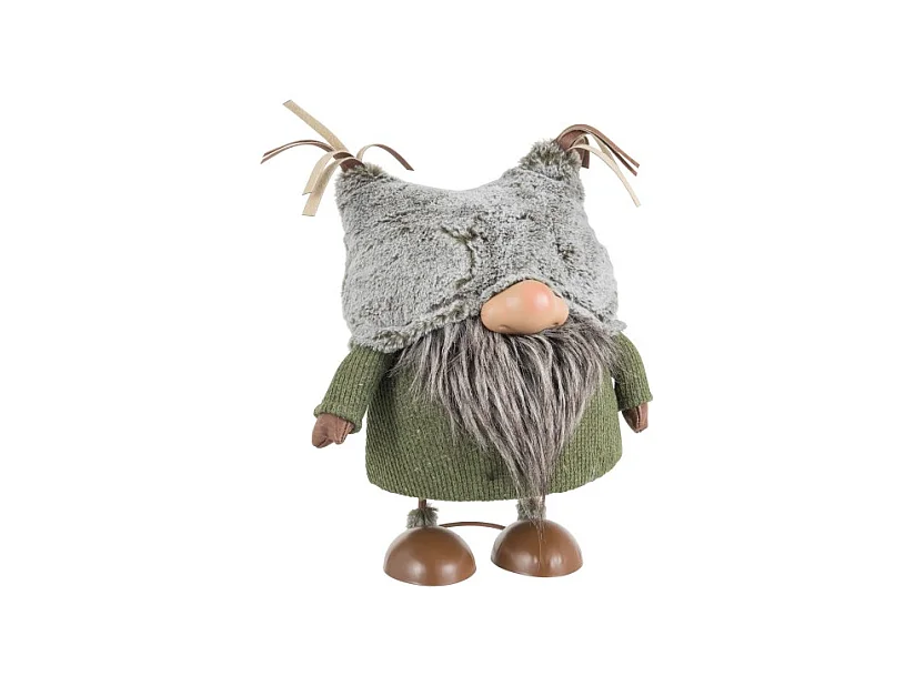 Statuette Déco "Nain" 33cm Vert