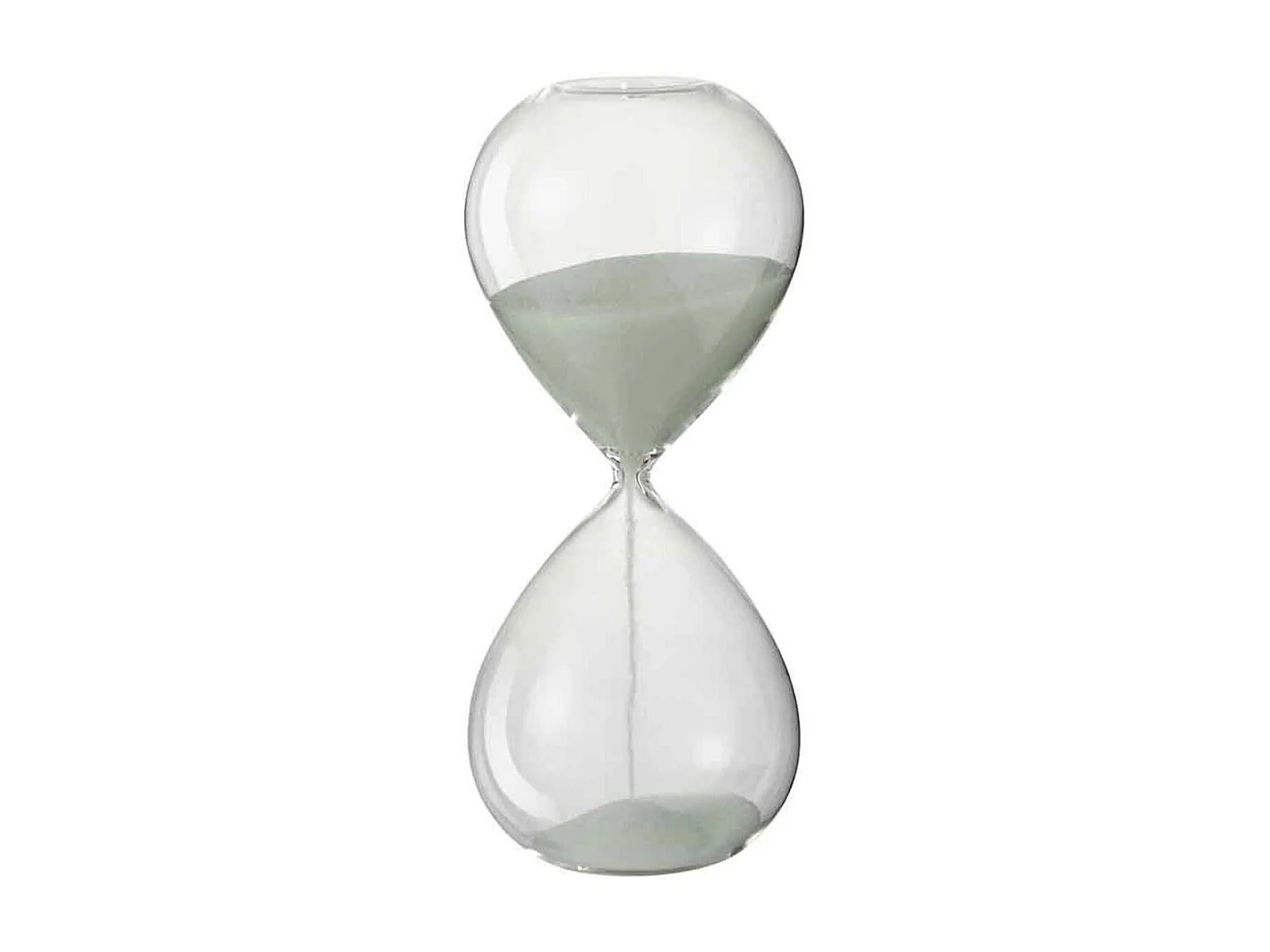 Sablier Déco "Verre" 24cm Blanc