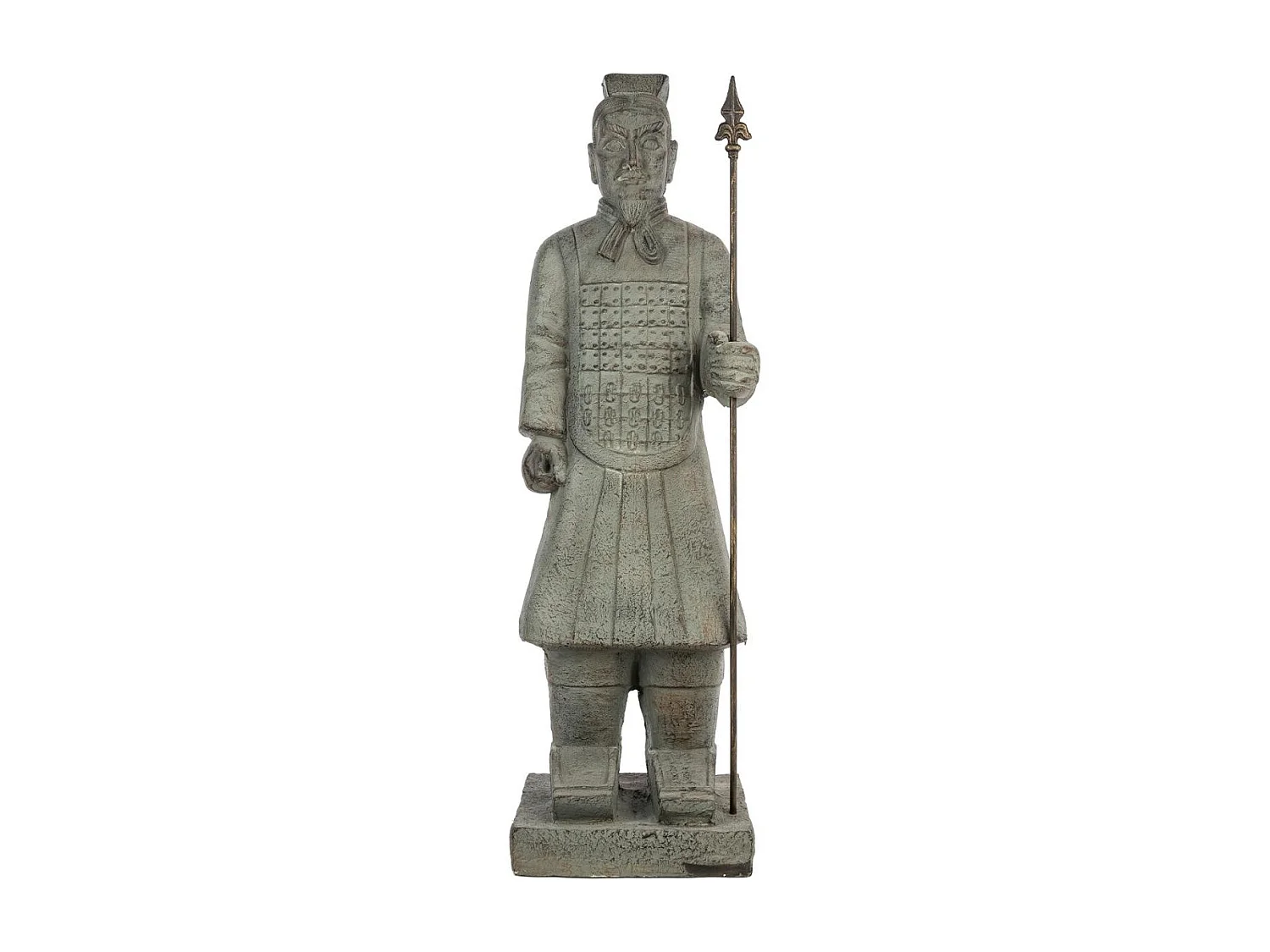 Statue Déco "Samouraï" 119cm Gris