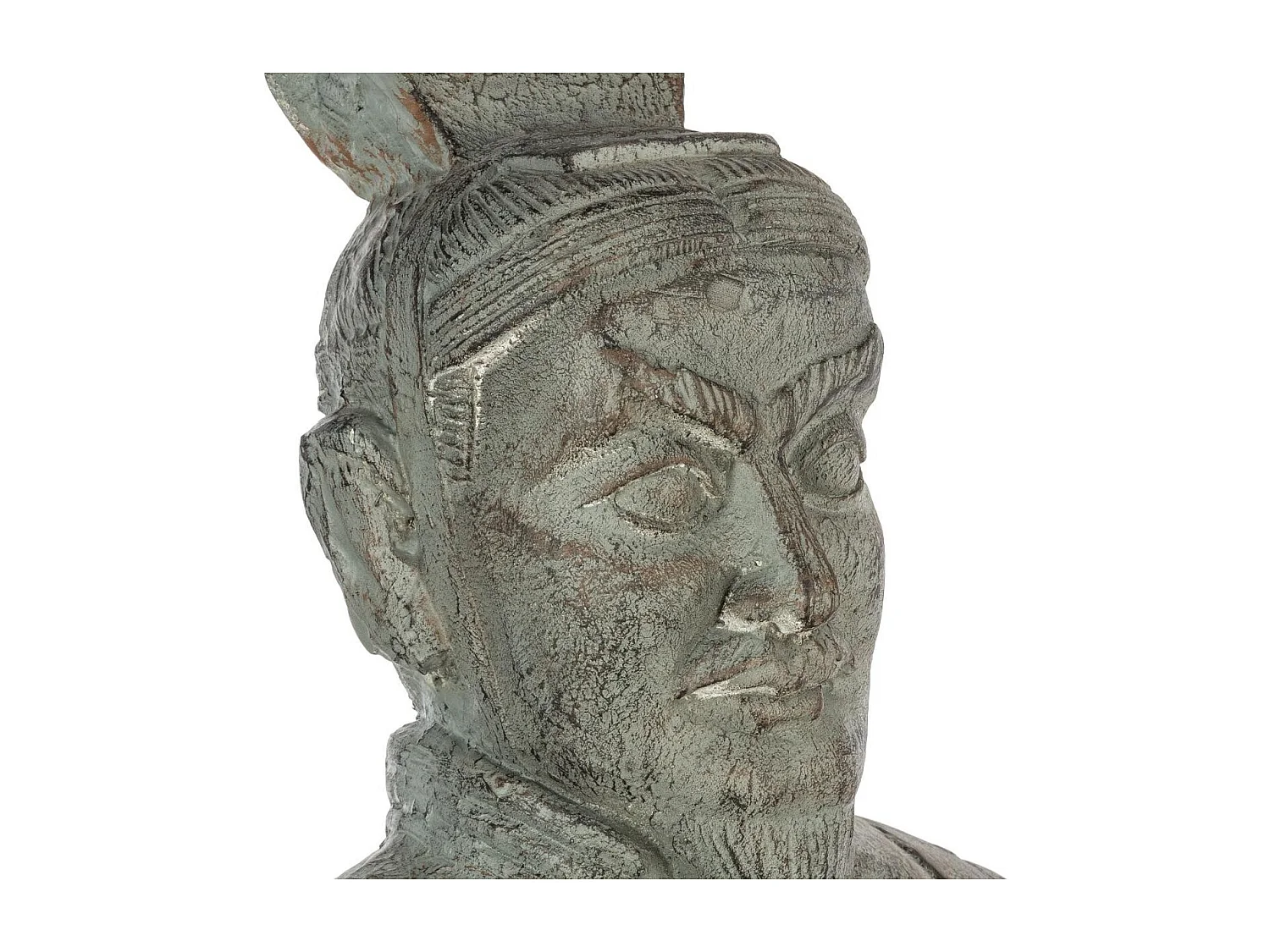 Statue Déco "Samouraï" 119cm Gris