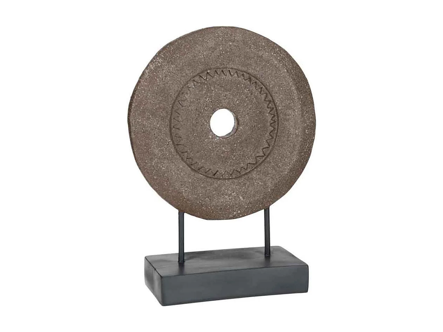 Cercle Déco sur Pied "Joan" 47cm Marron