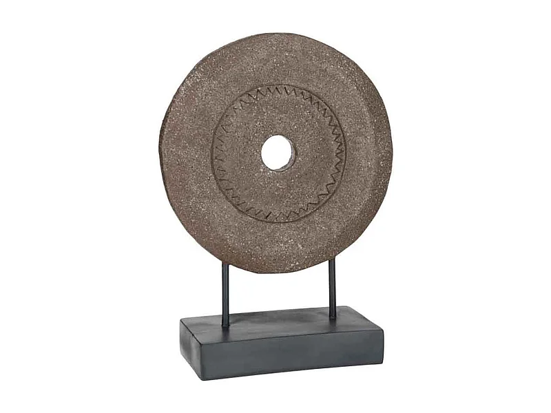 Cercle Déco sur Pied "Joan" 47cm Marron