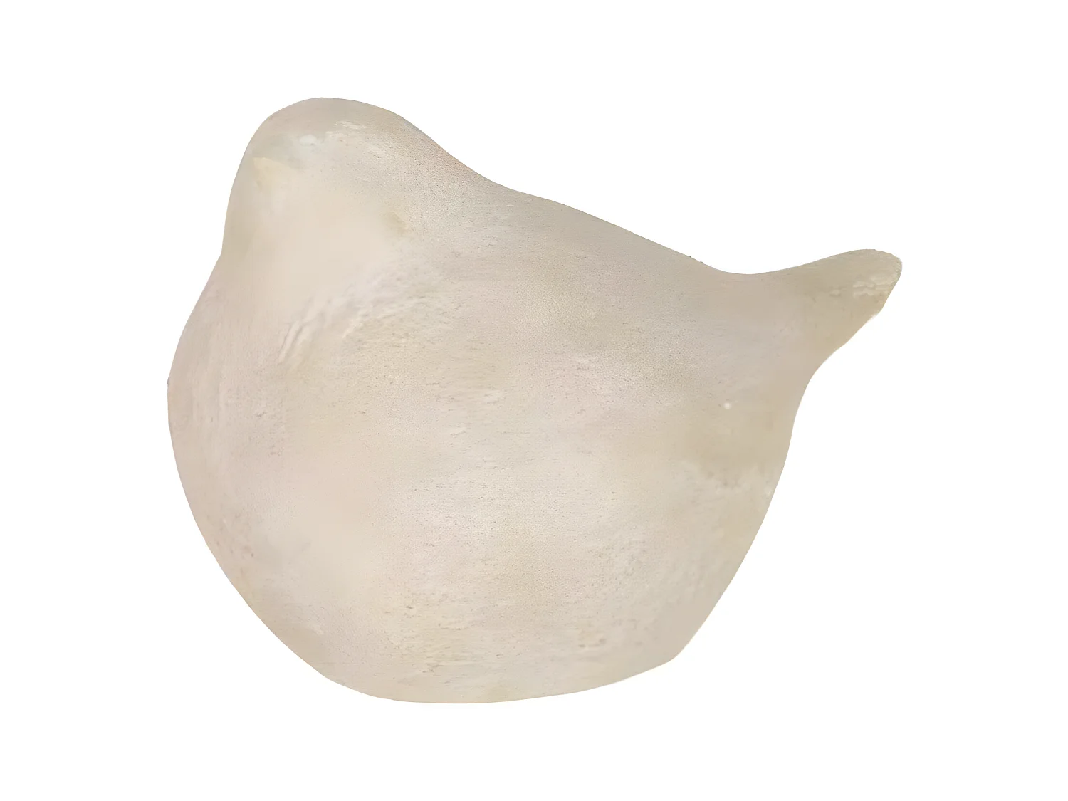 Statuette Déco "Oiseau à Poser" 27cm Beige