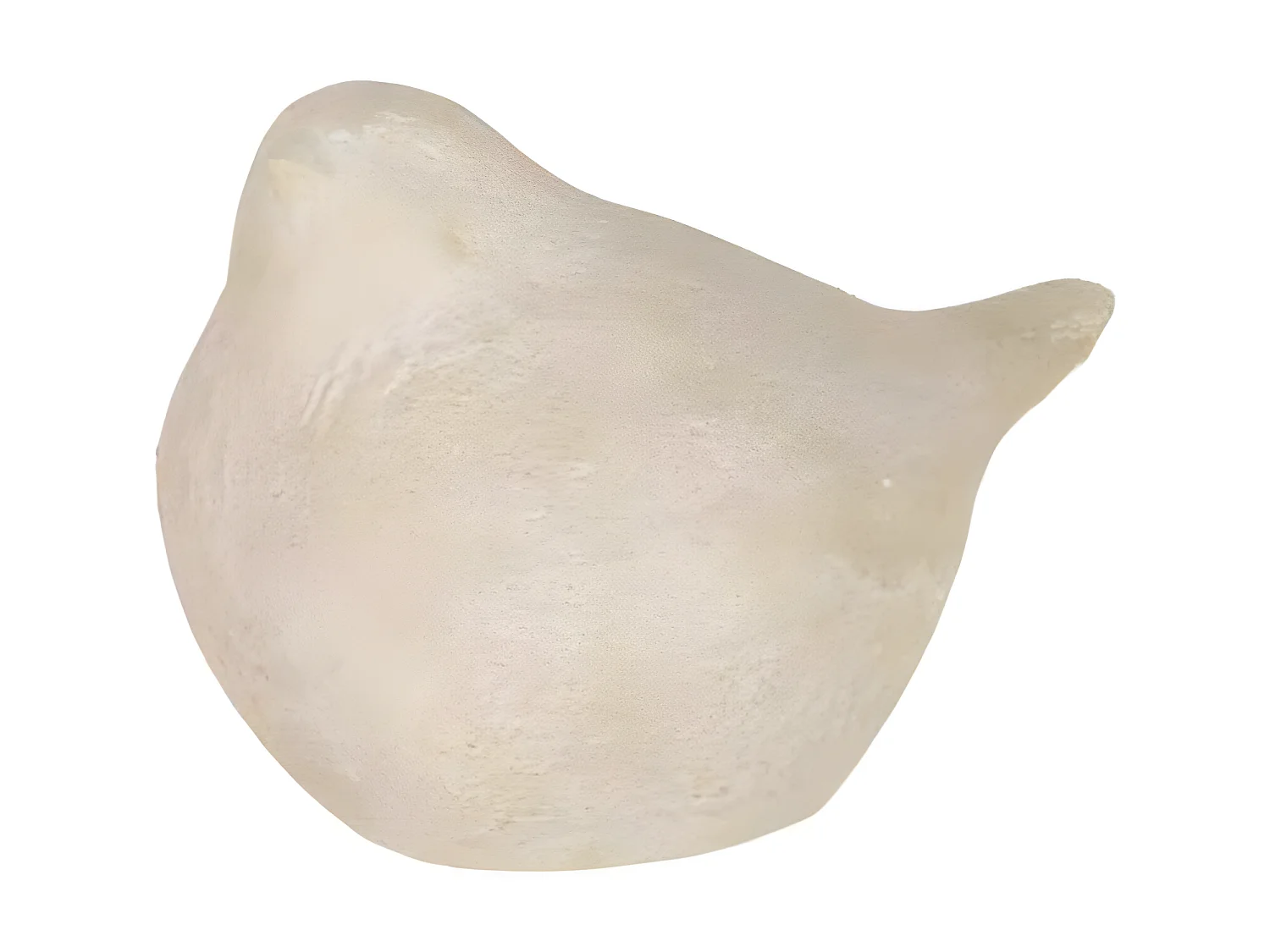 Statuette Déco "Oiseau à Poser" 27cm Beige