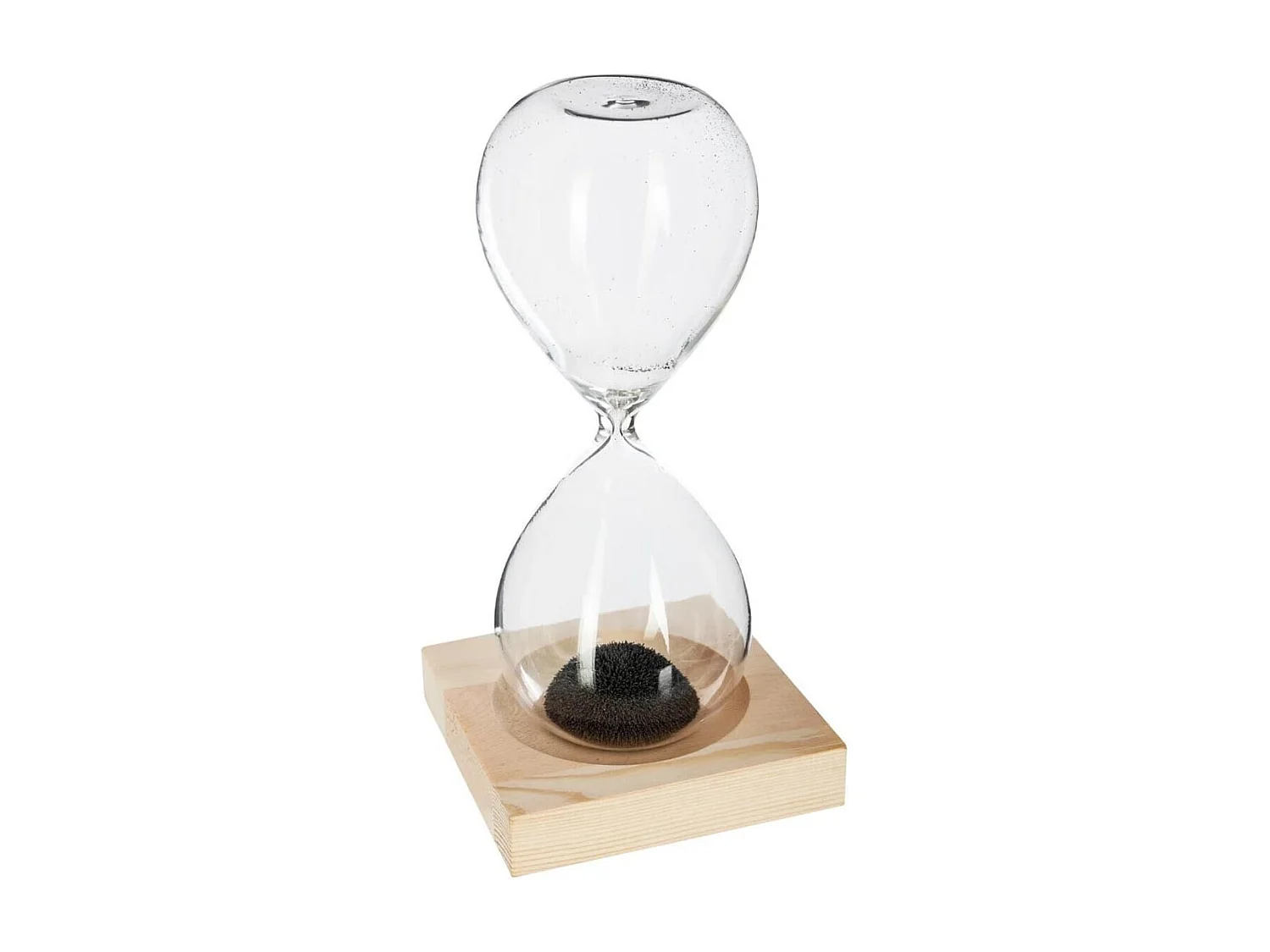 Sablier Déco "Magnétique" 15cm Noir
