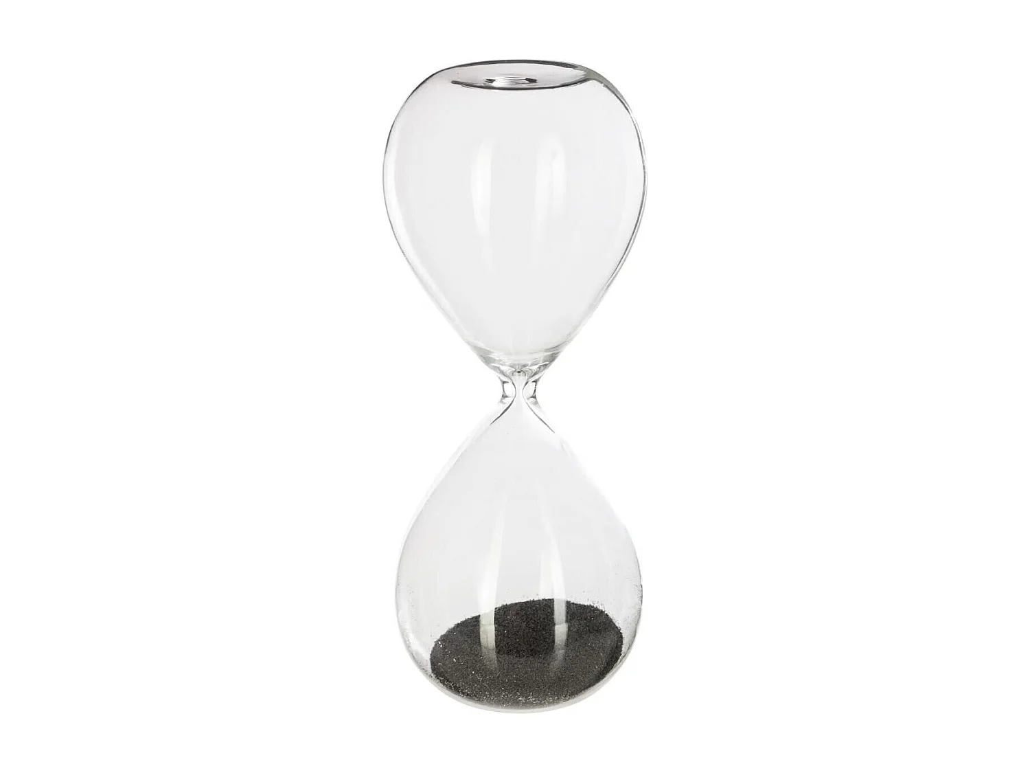 Sablier Déco "Magnétique" 15cm Noir