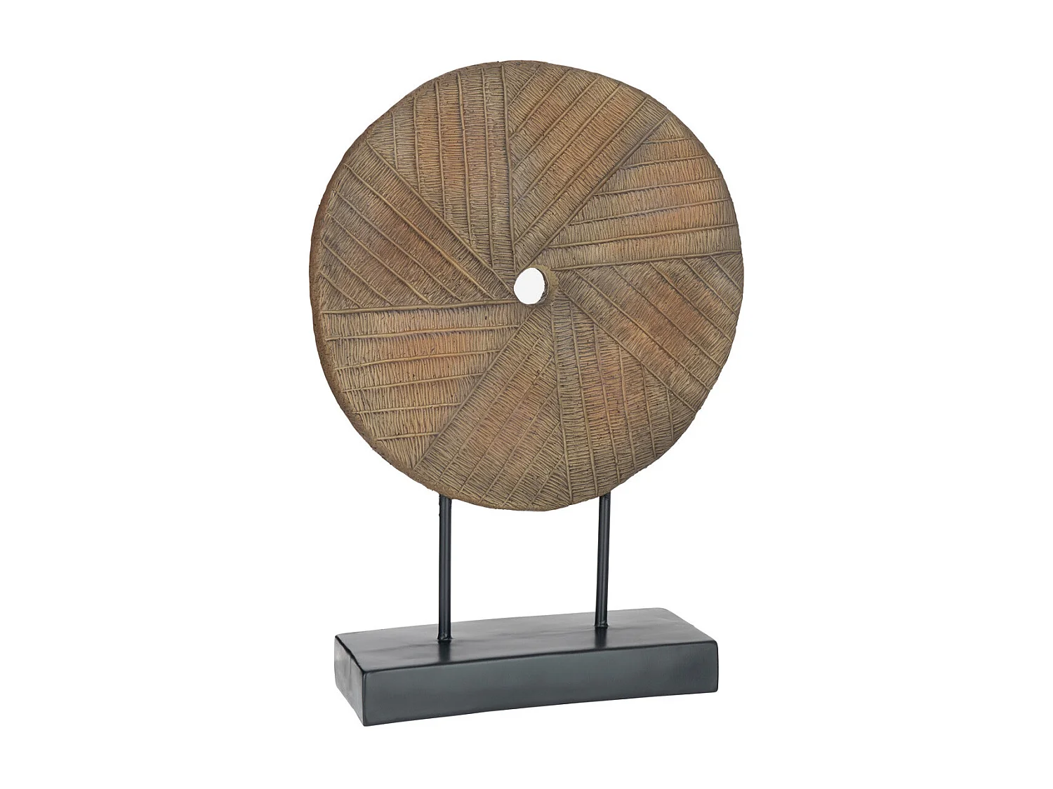 Cercle Déco sur Pied "Joan" 63cm Marron