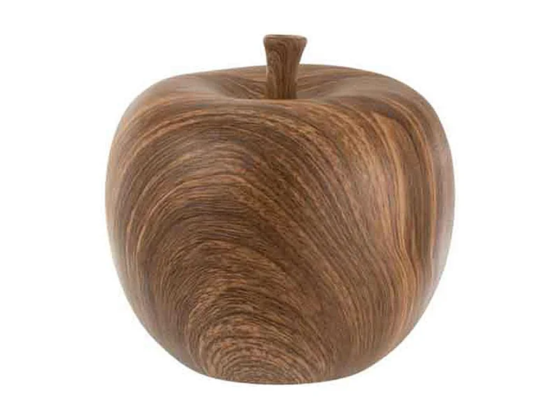 Pomme Déco "Céramique" 17cm Naturel