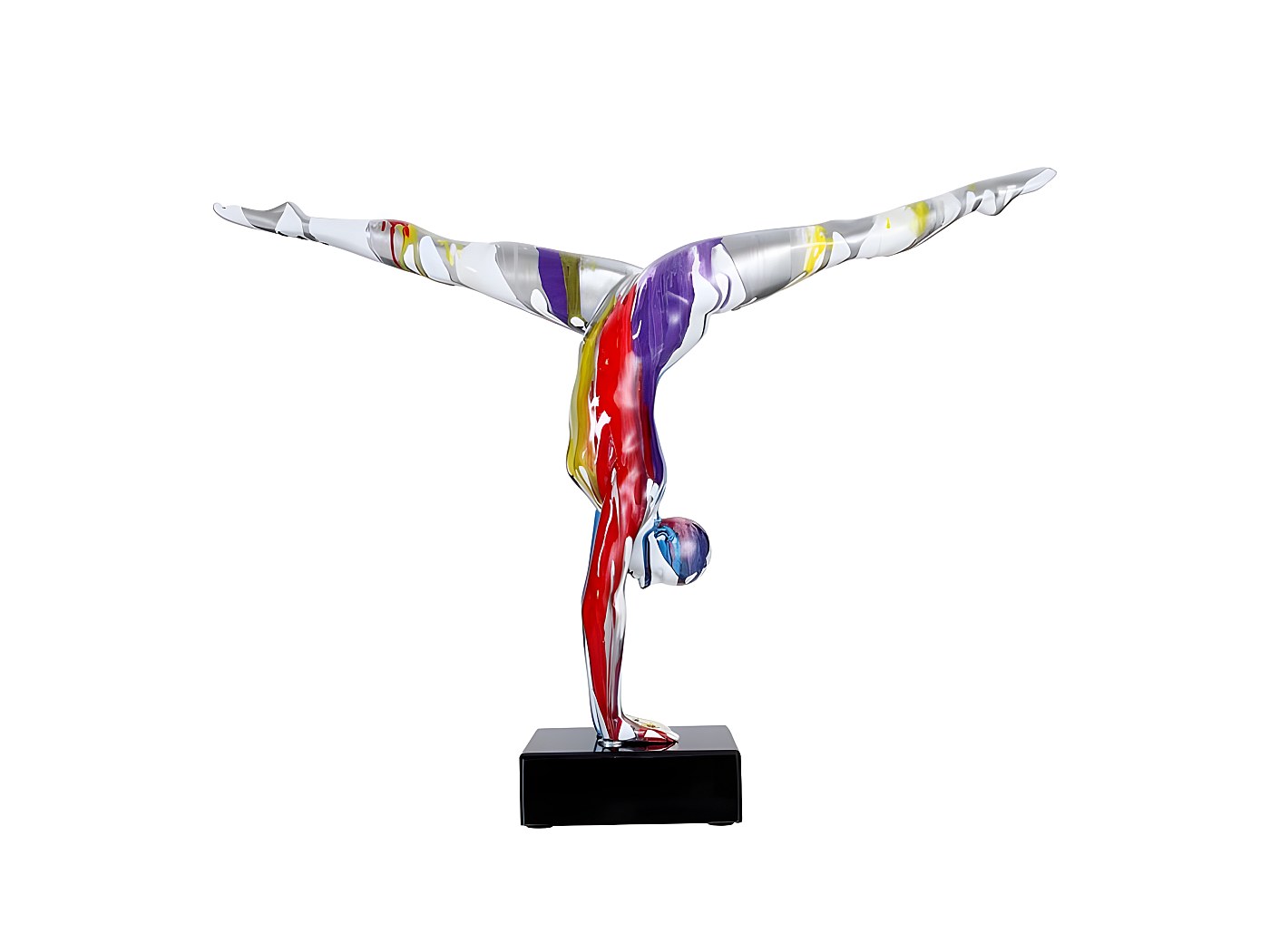 Statue Design "Athlete" 64cm Multicolore