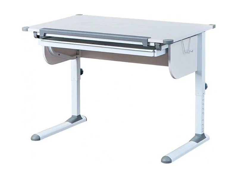 Bureau Inclinable 1 Tiroir "Evan" 110cm Blanc