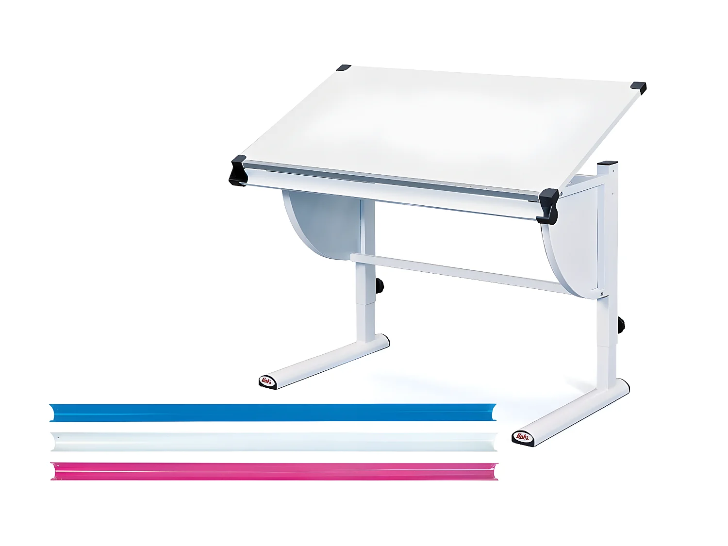 Bureau Enfant Inclinable "Lomi" 110cm Blanc