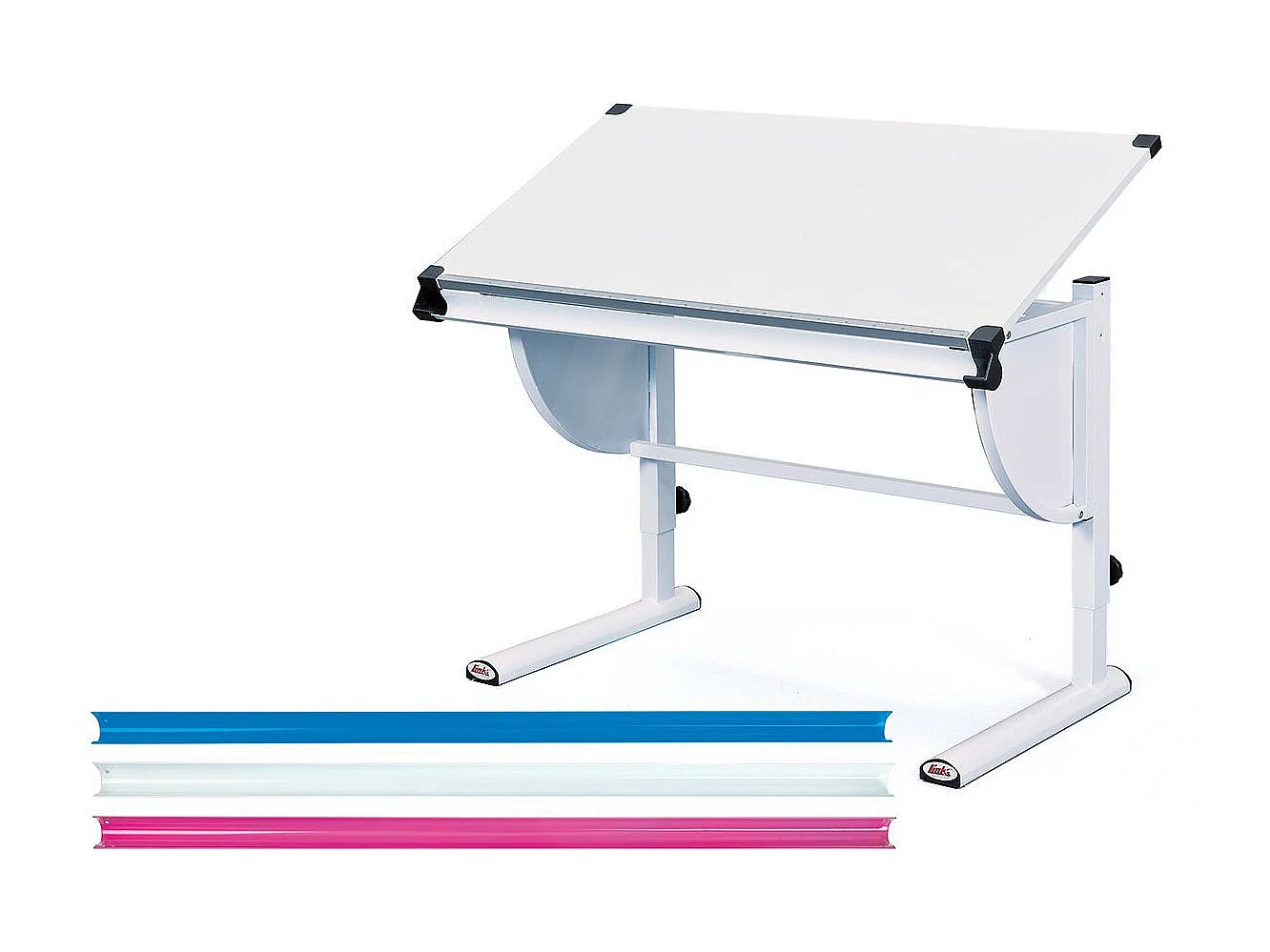 Bureau Enfant Inclinable "Lomi" 110cm Blanc