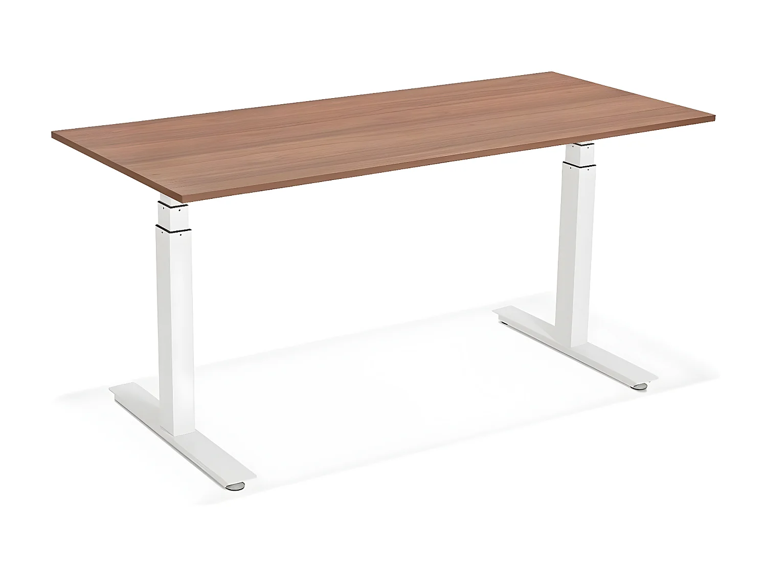 Bureau Design Réglable "Électrique" 160cm Noyer