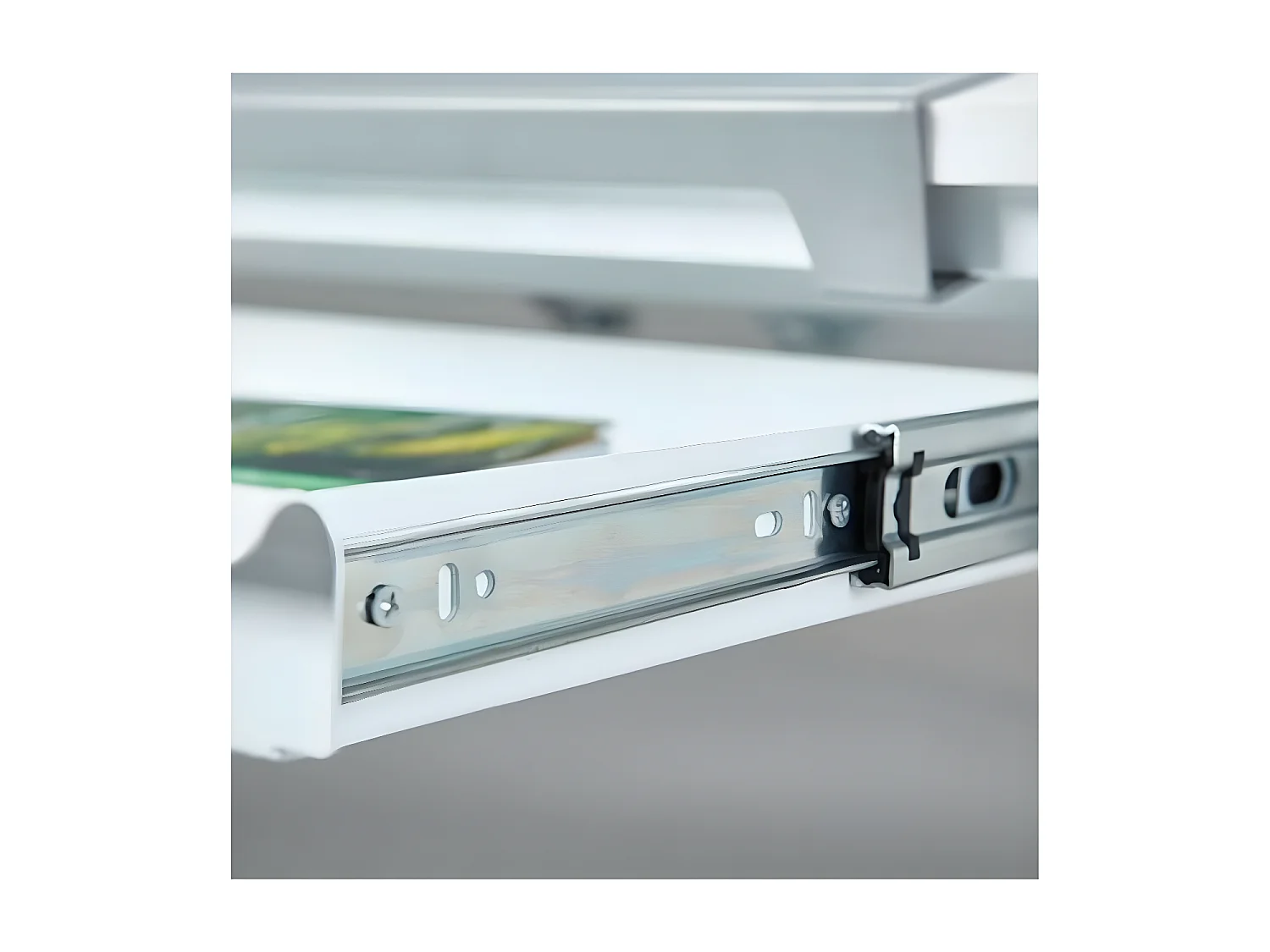 Bureau Inclinable 1 Tiroir "Ulrik" 110cm Blanc