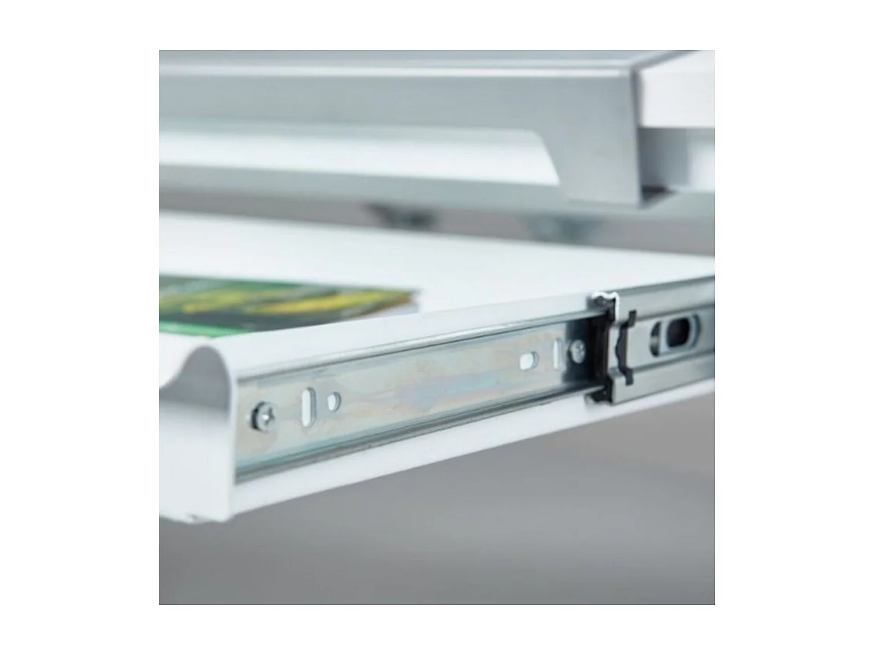 Bureau Inclinable 1 Tiroir "Ulrik" 110cm Blanc