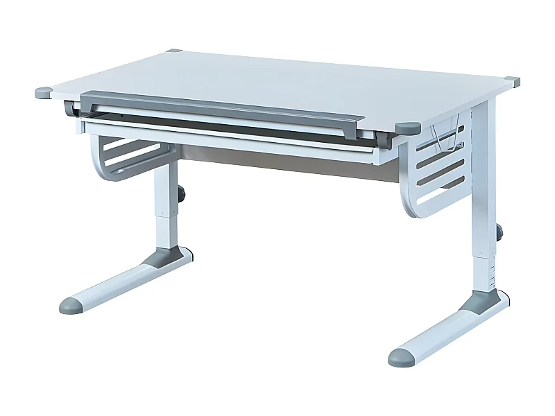 Bureau Inclinable 1 Tiroir "Ulrik" 110cm Blanc