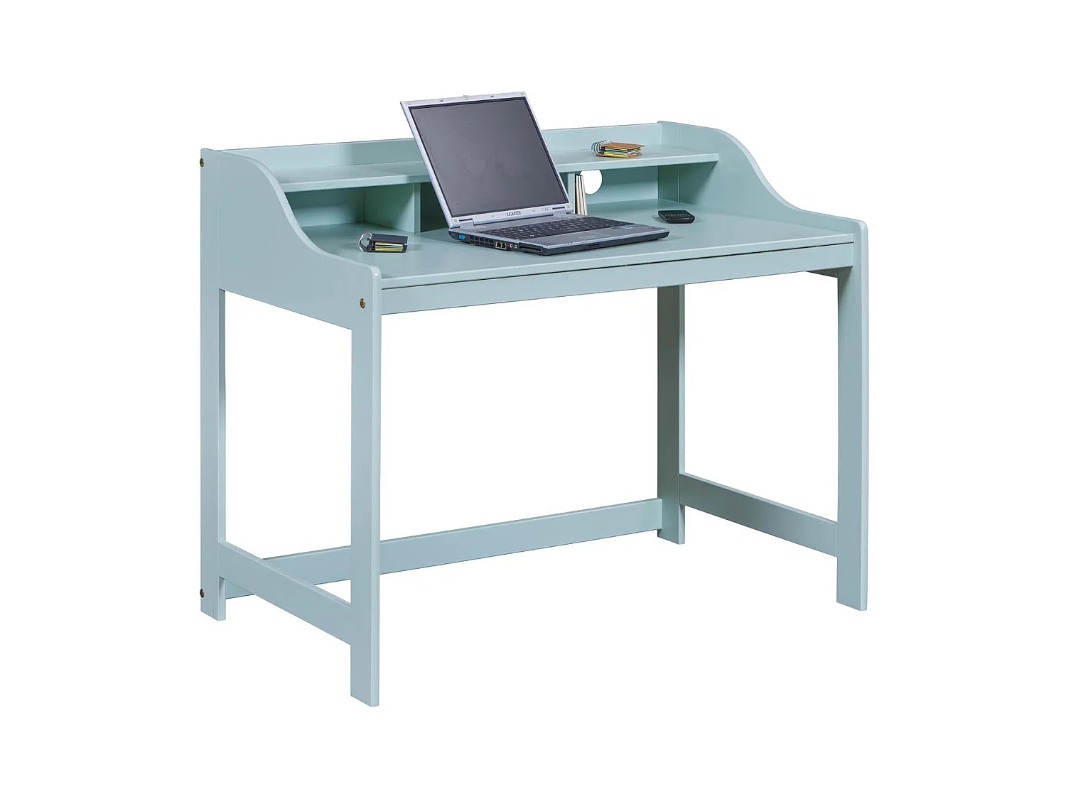 Bureau Design en Bois "Lowell" 110cm Vert Sauge