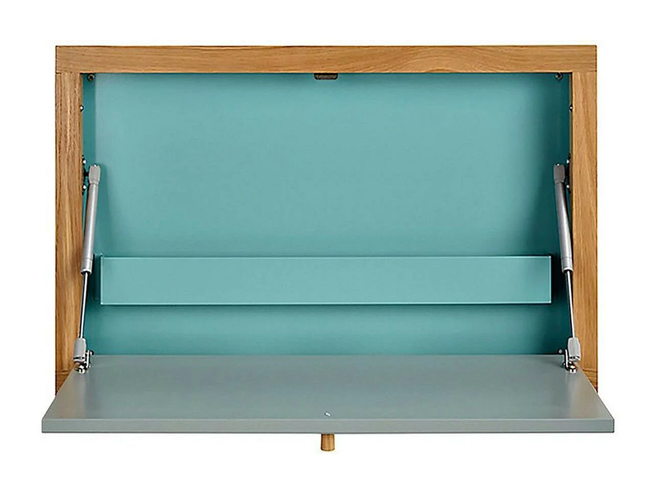 Bureau Mural Design "Brenta" 74cm Bleu