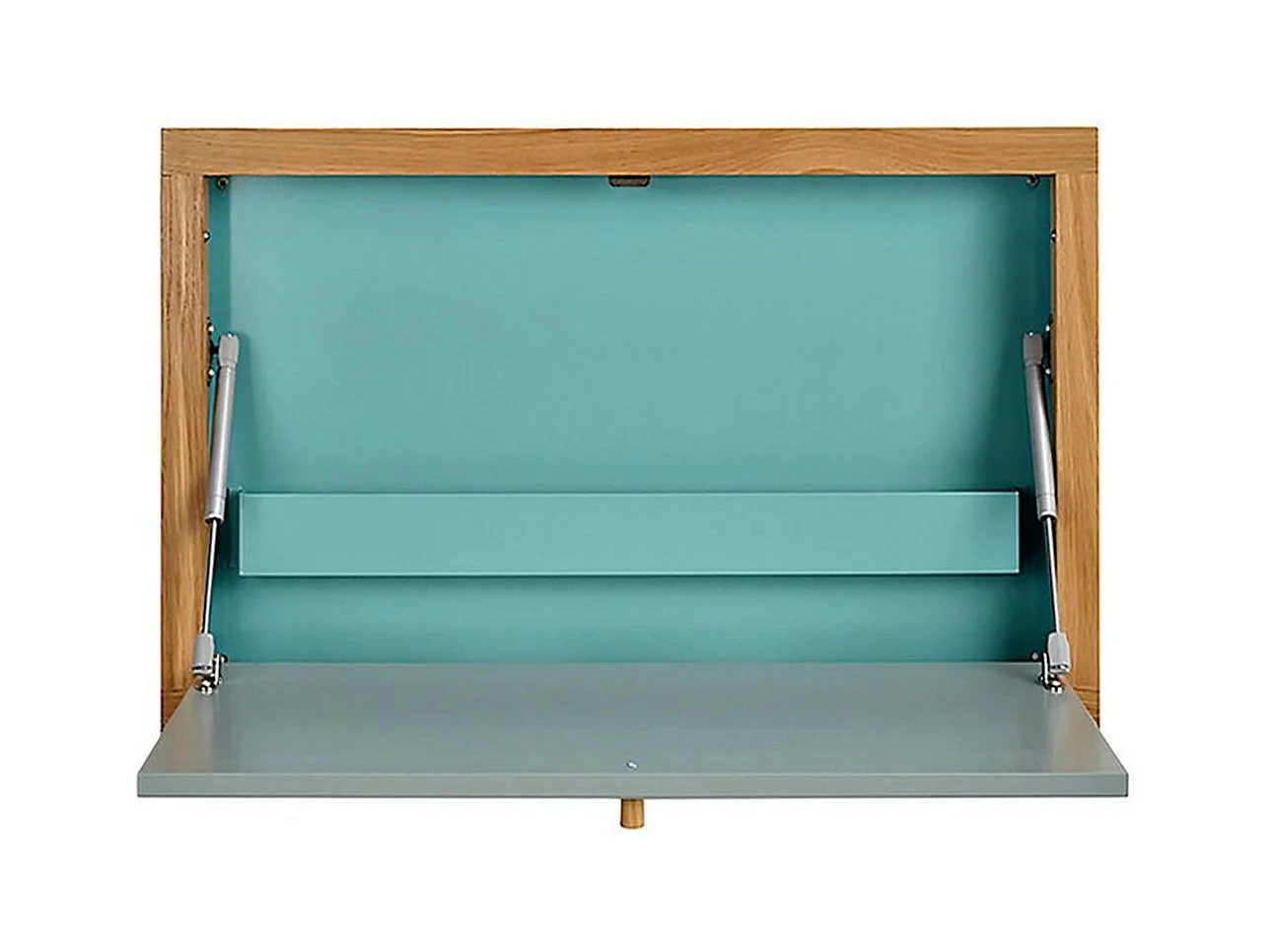 Bureau Mural Design "Brenta" 74cm Bleu