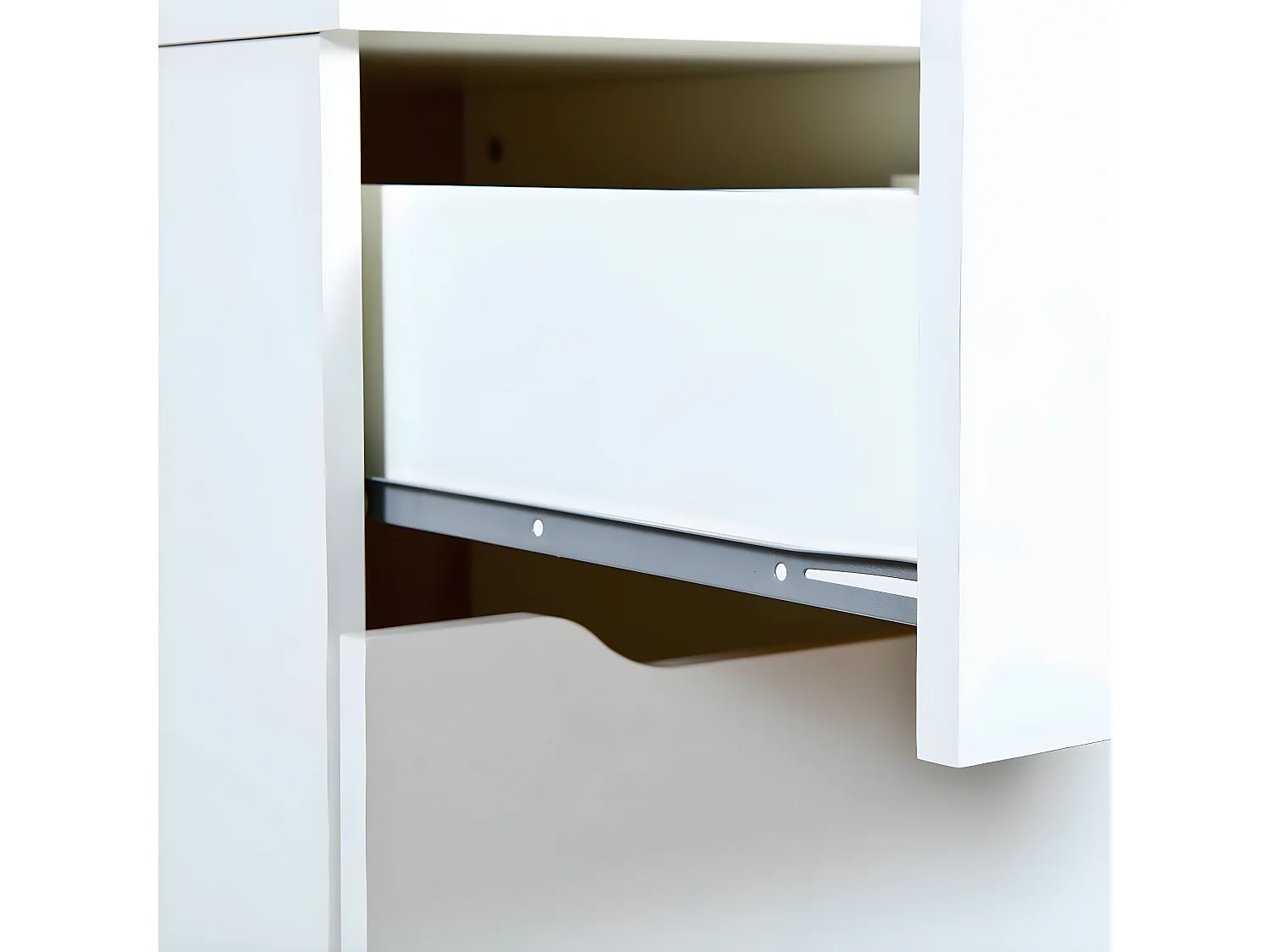 Bureau Design 1 Porte "Tilda" 115cm Blanc