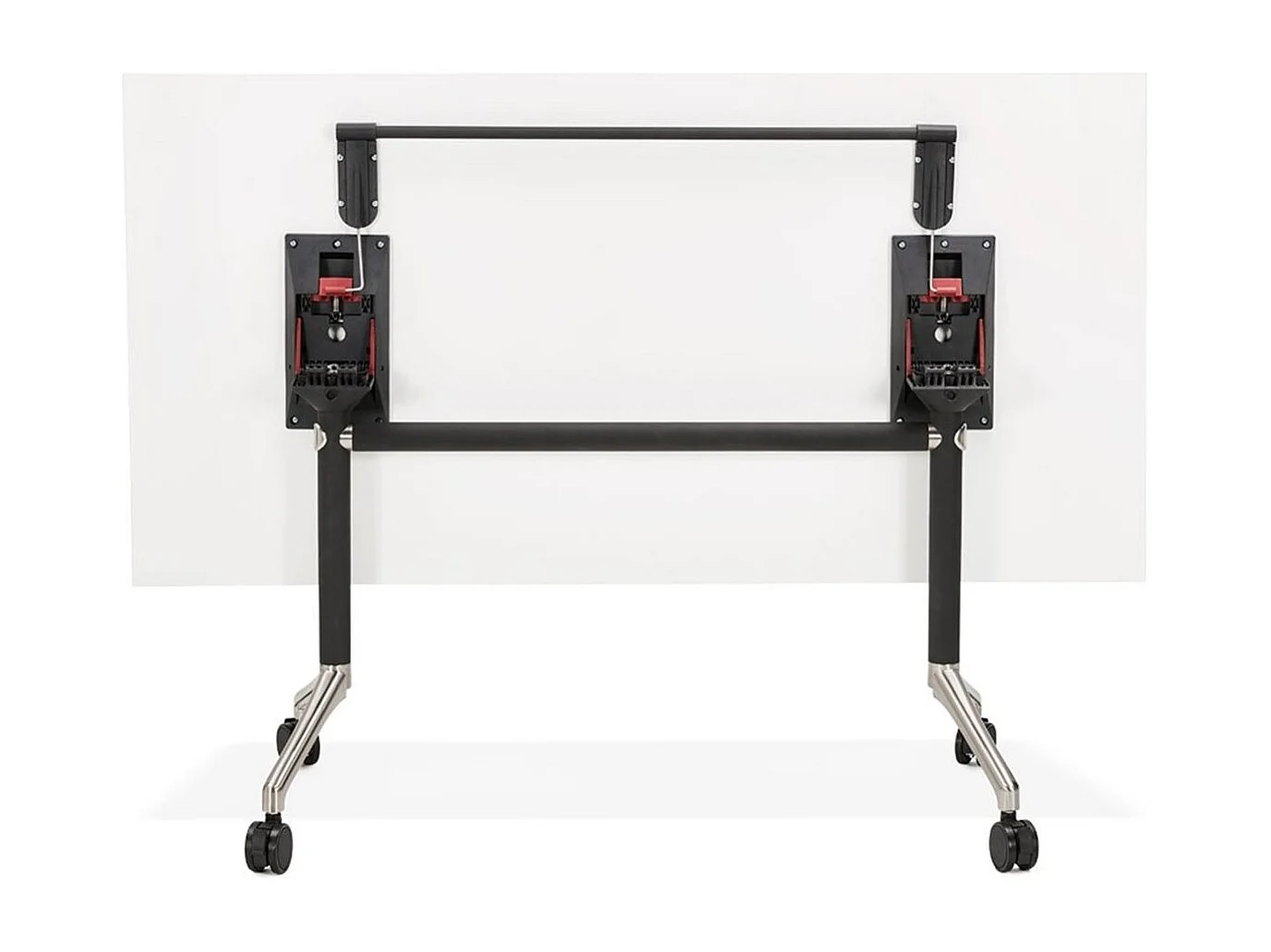 Bureau Pliable à Roulettes "Lexon" 160cm Blanc