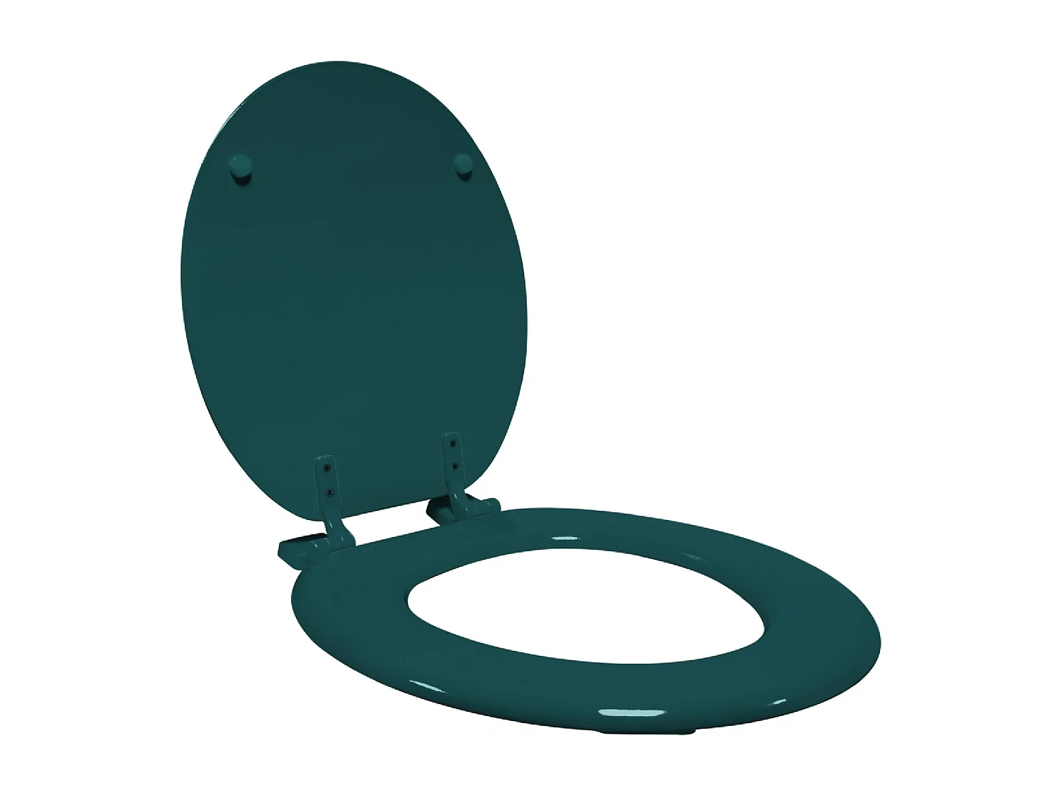 Abattant WC Imprimé "Ginkoblue" 47cm Vert