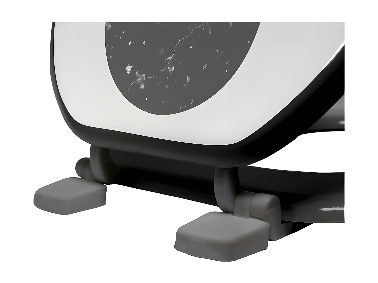 Abattant WC Imprimé "Geomarbre" 47cm Rose