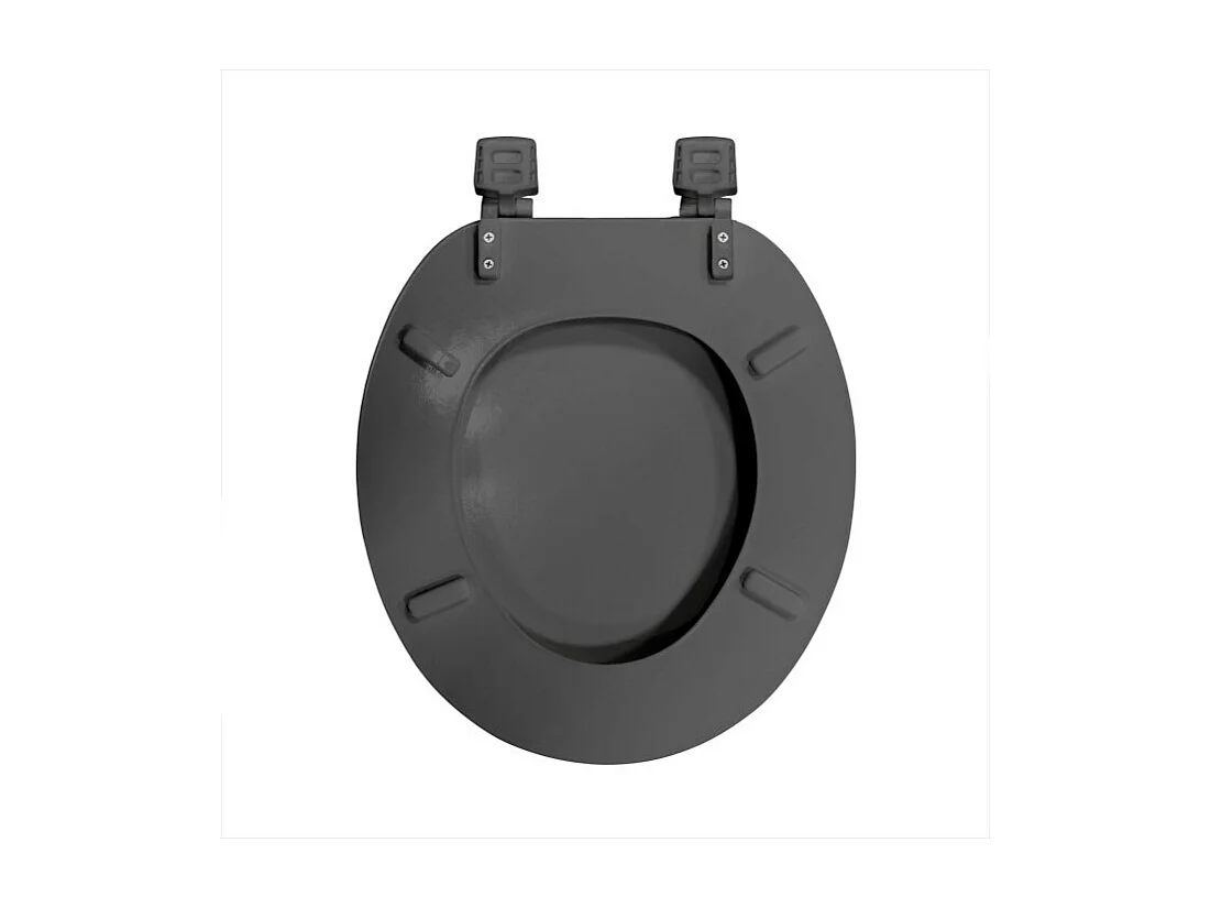 Abattant WC Imprimé "Geomarbre" 47cm Rose