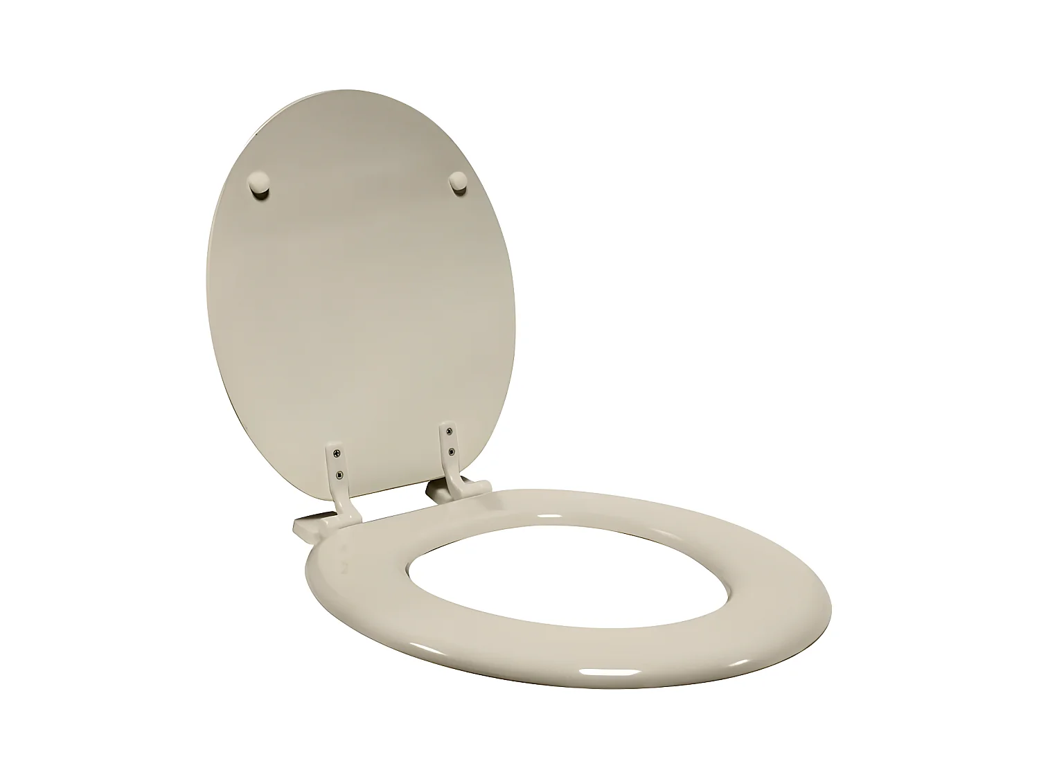 Abattant WC Imprimé "Azia" 47cm Naturel